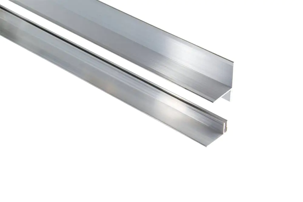 Kovalex Wandabschluss Aluminium 250 x 4 x 4 cm silber inkl. Befestigung