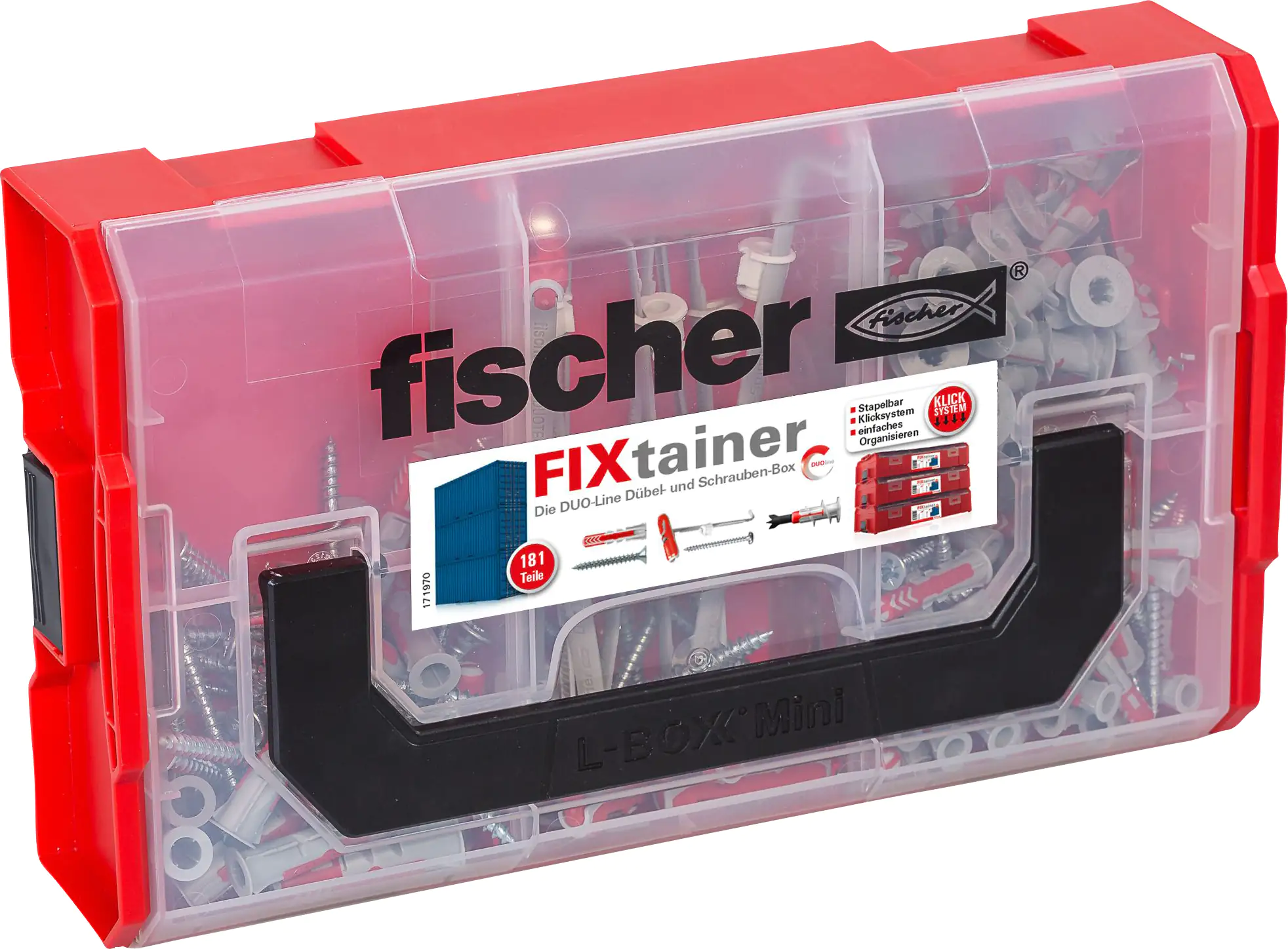 4048962350760 Fischer Dübel Fixtrainer Duoline  - 182 Stück