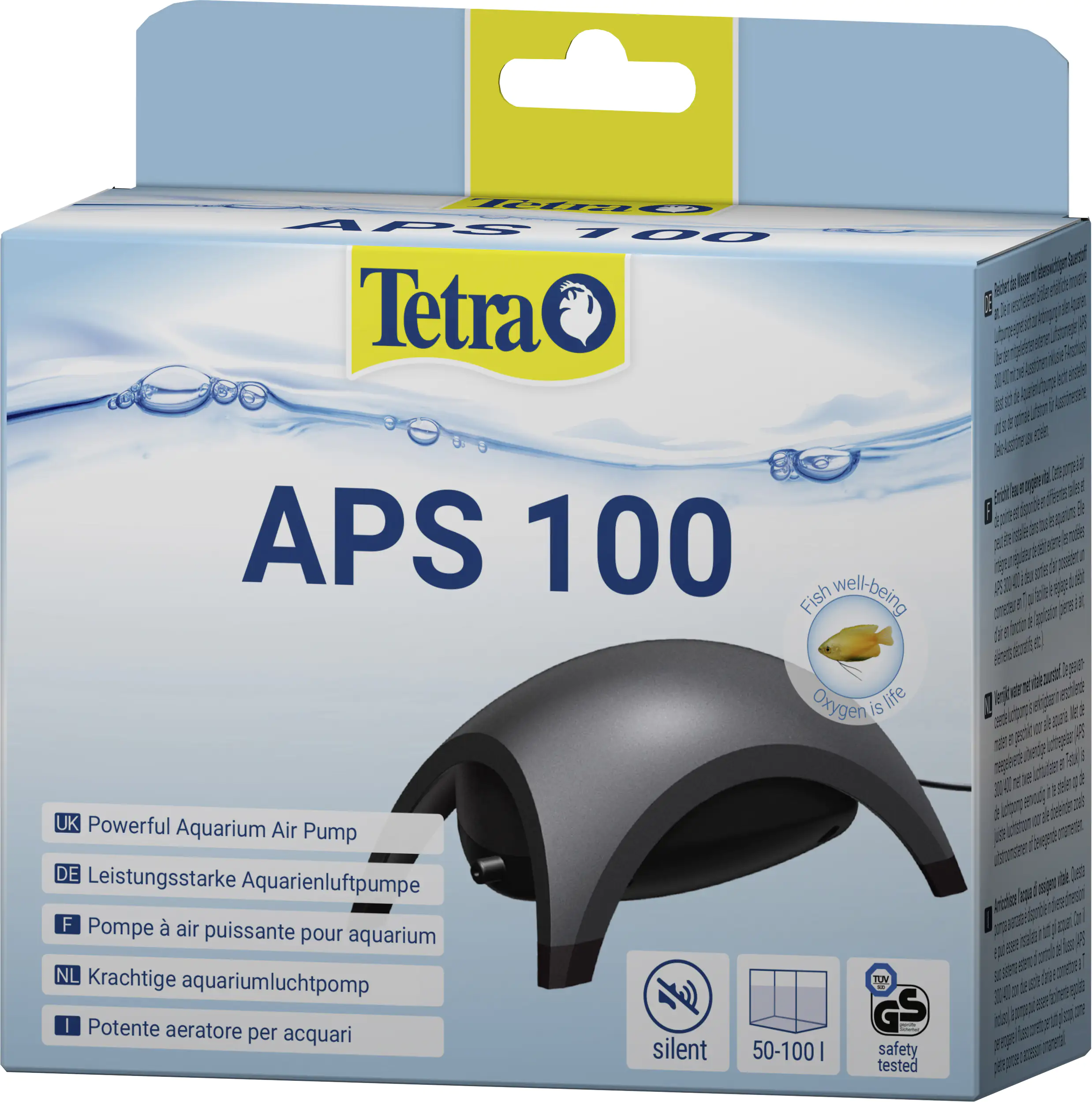Tetra Aquarienluftpumpe APS 100 anthrazit Tetra Aquarienluftpumpe APS 100 anthrazit