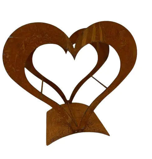 Holzhalter Herz 43 x 44 x 25 cm