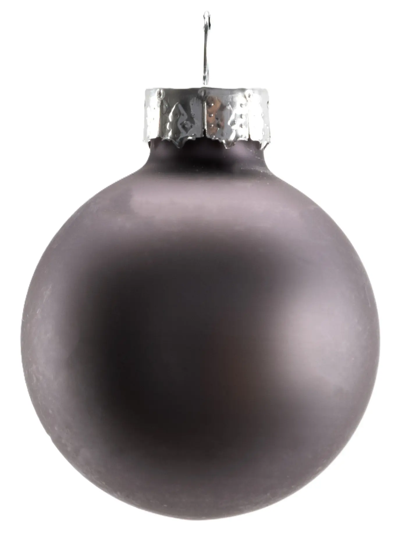 TrendLine Mini-Christbaumkugeln aus Glas Ø 3,5 cm warmgrau 16 Stück
