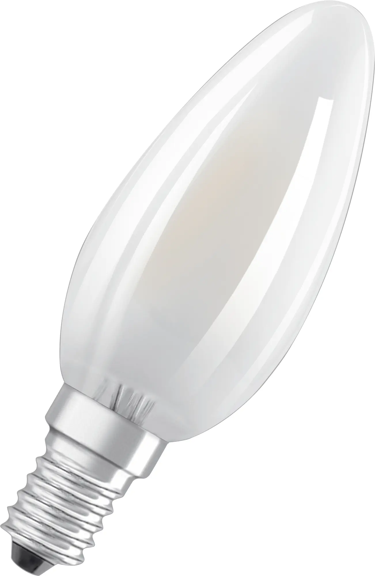 Osram LED Leuchtmittel Star Classic B40 E14 4W neutralweiß, weiß matt