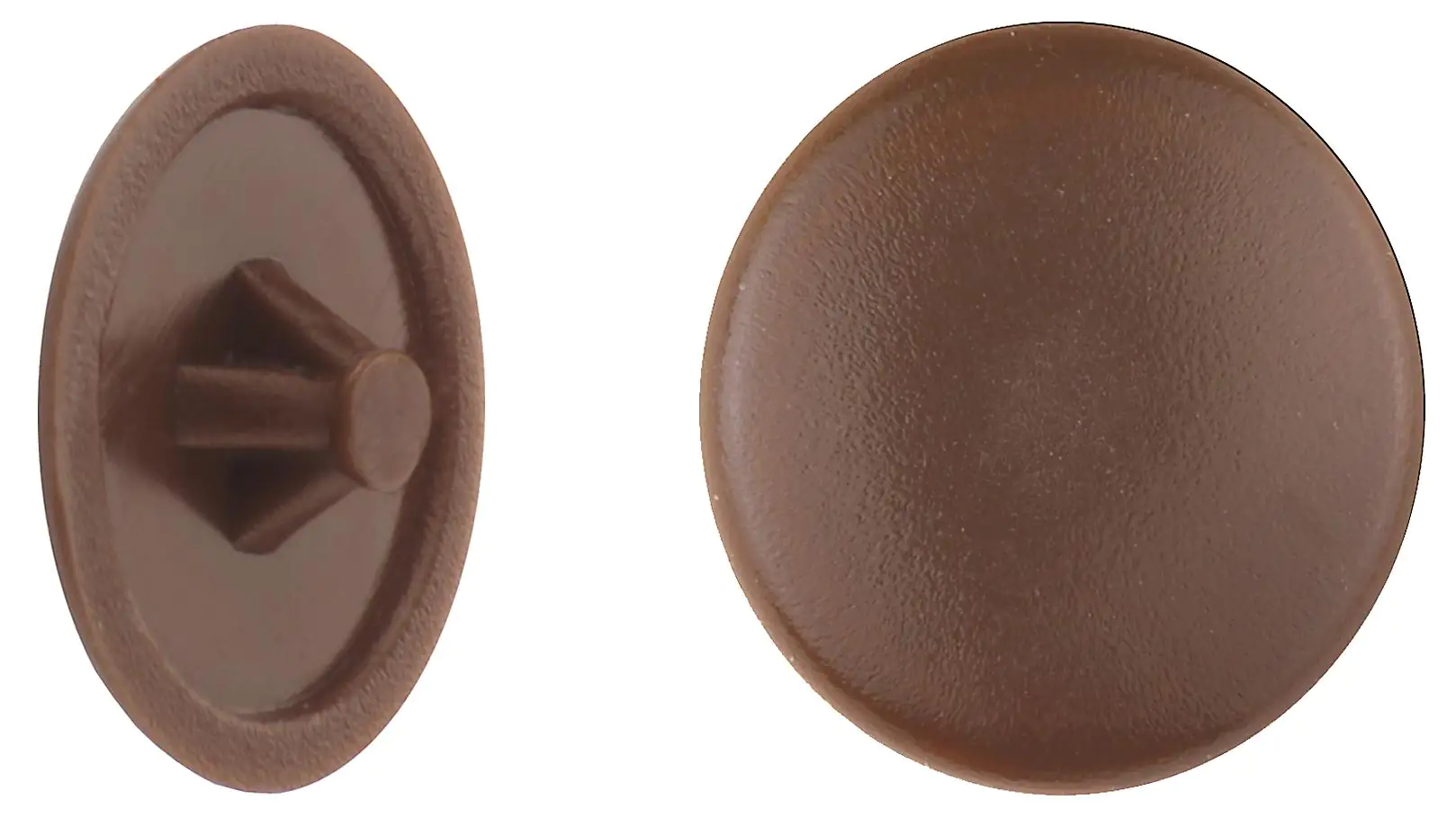 Abdeckkappen Ø 12 mm für PZ Schrauben braun - 50 Stk. Abdeckkappen Ø 12 mm für PZ Schrauben braun - 50 Stk.