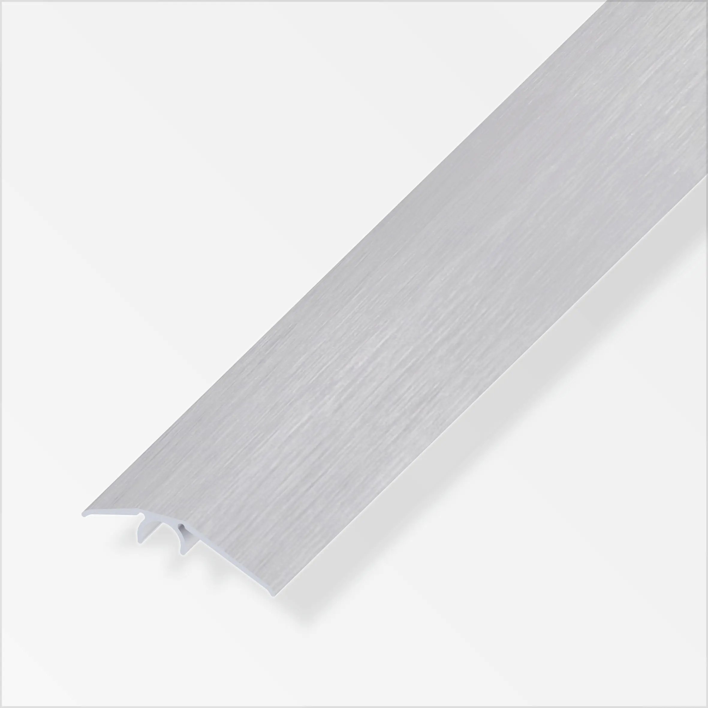 alfer Niveauausgleichs-Profil 1 m, 40 mm Aluminium eloxiert gebürstet grau