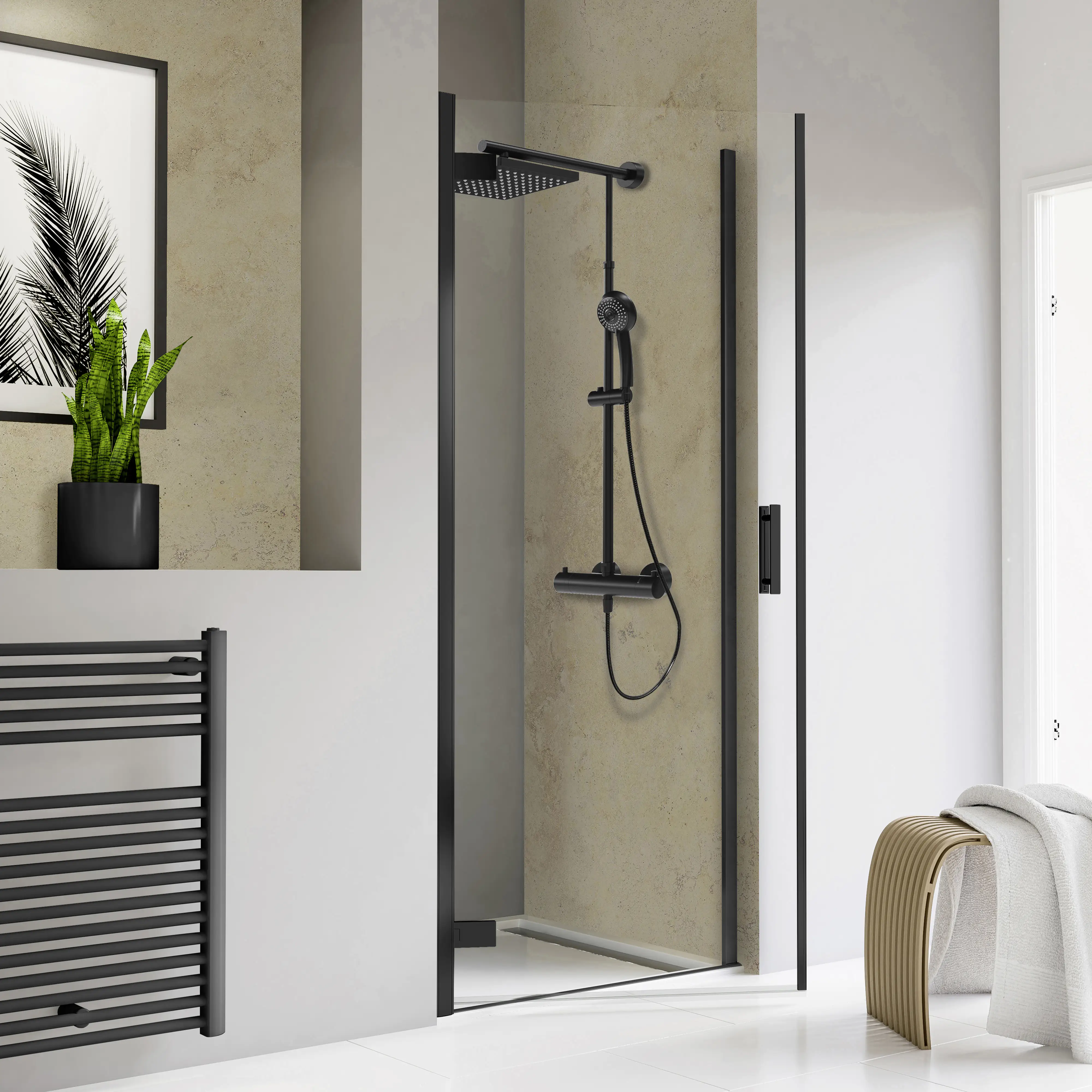 Schulte Nische Drehtür 100 x 200 cm Toura Schulte Nische Drehtür 100 x 200 cm Toura