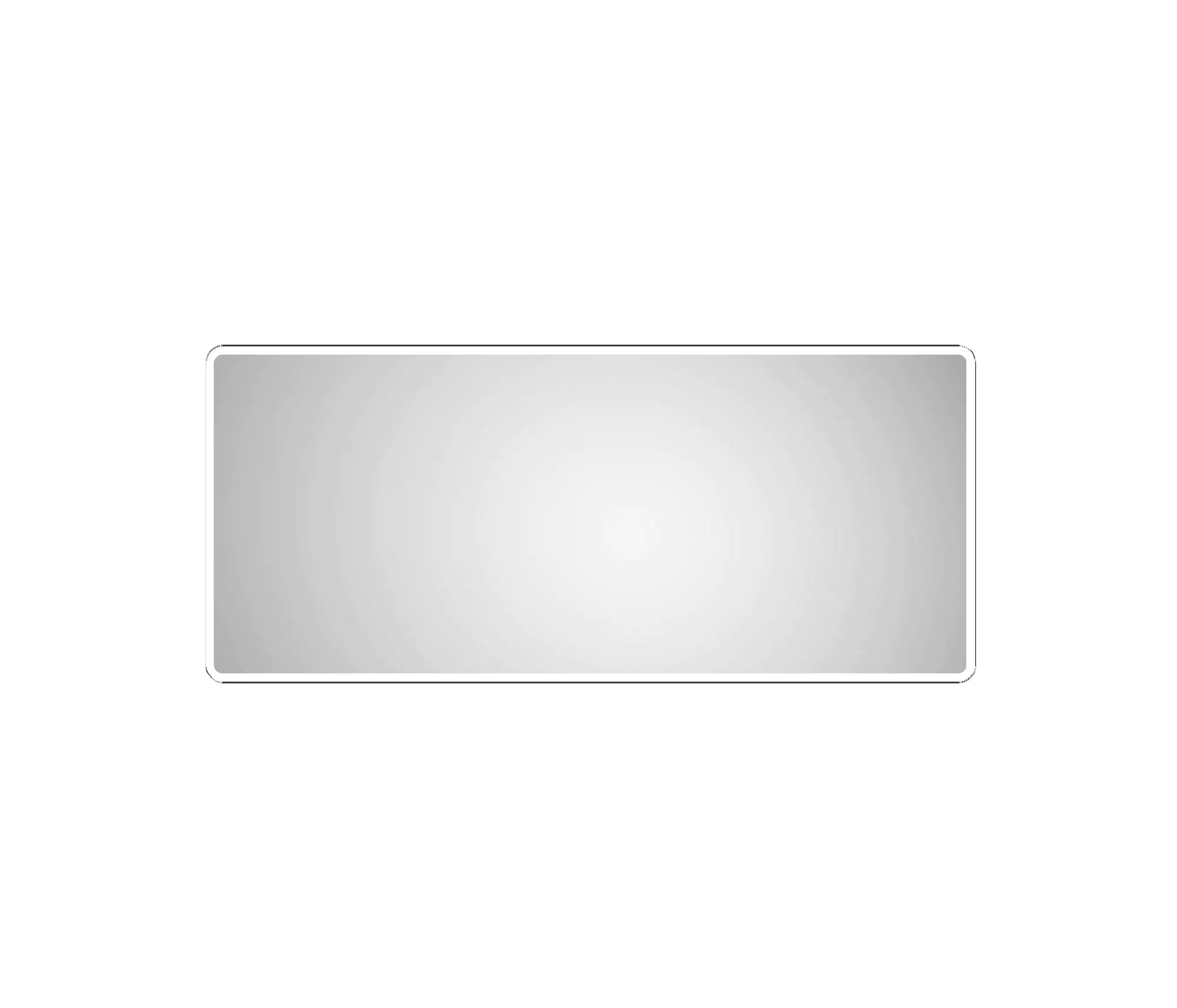 DSK LED Lichtspiegel Silver Luna 160 x 70 cm DSK LED Lichtspiegel Silver Luna 160 x 70 cm