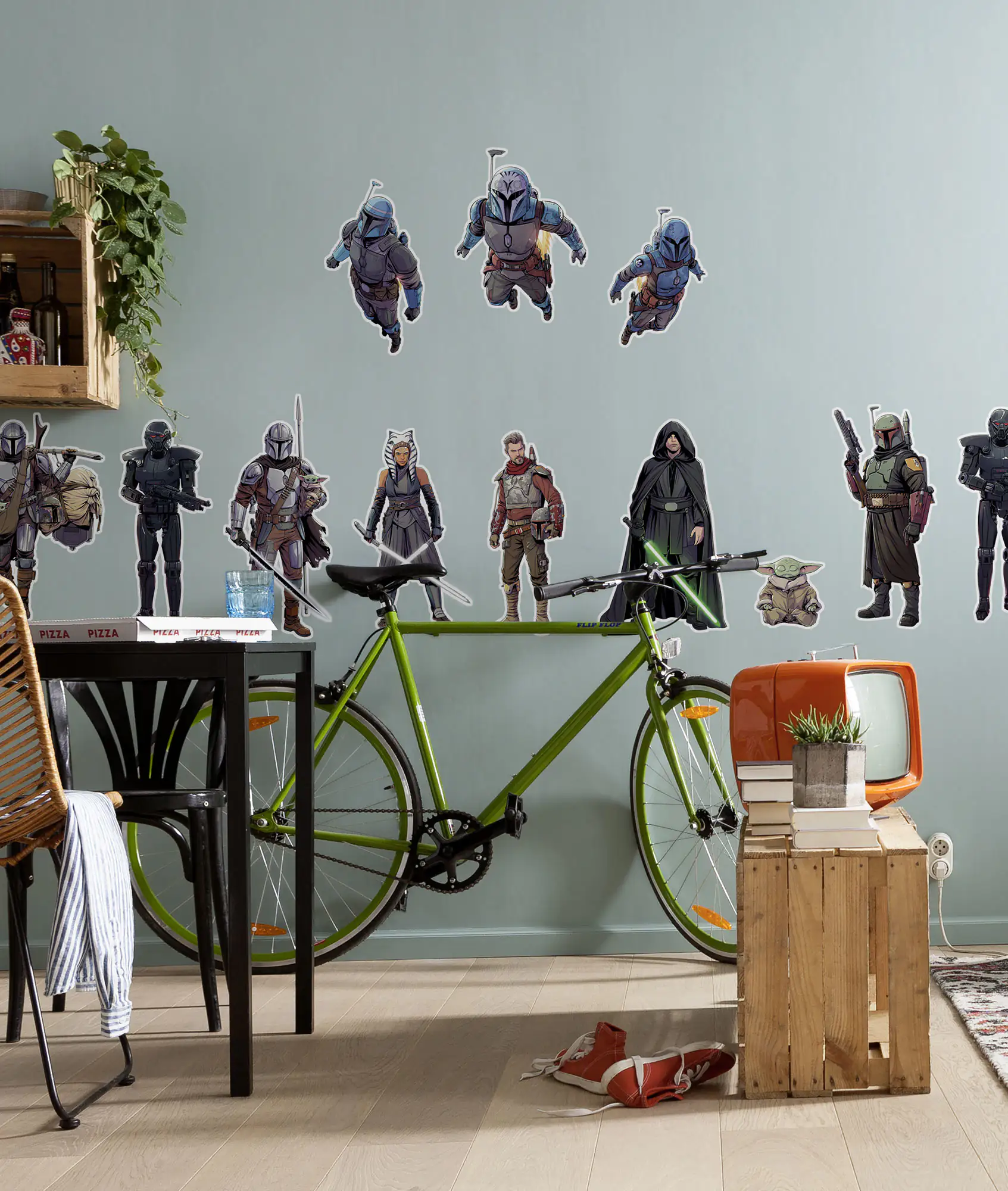 Komar Dekosticker Mandalorian Iconic 100 x 70 cm Komar Dekosticker Mandalorian Iconic 100 x 70 cm
