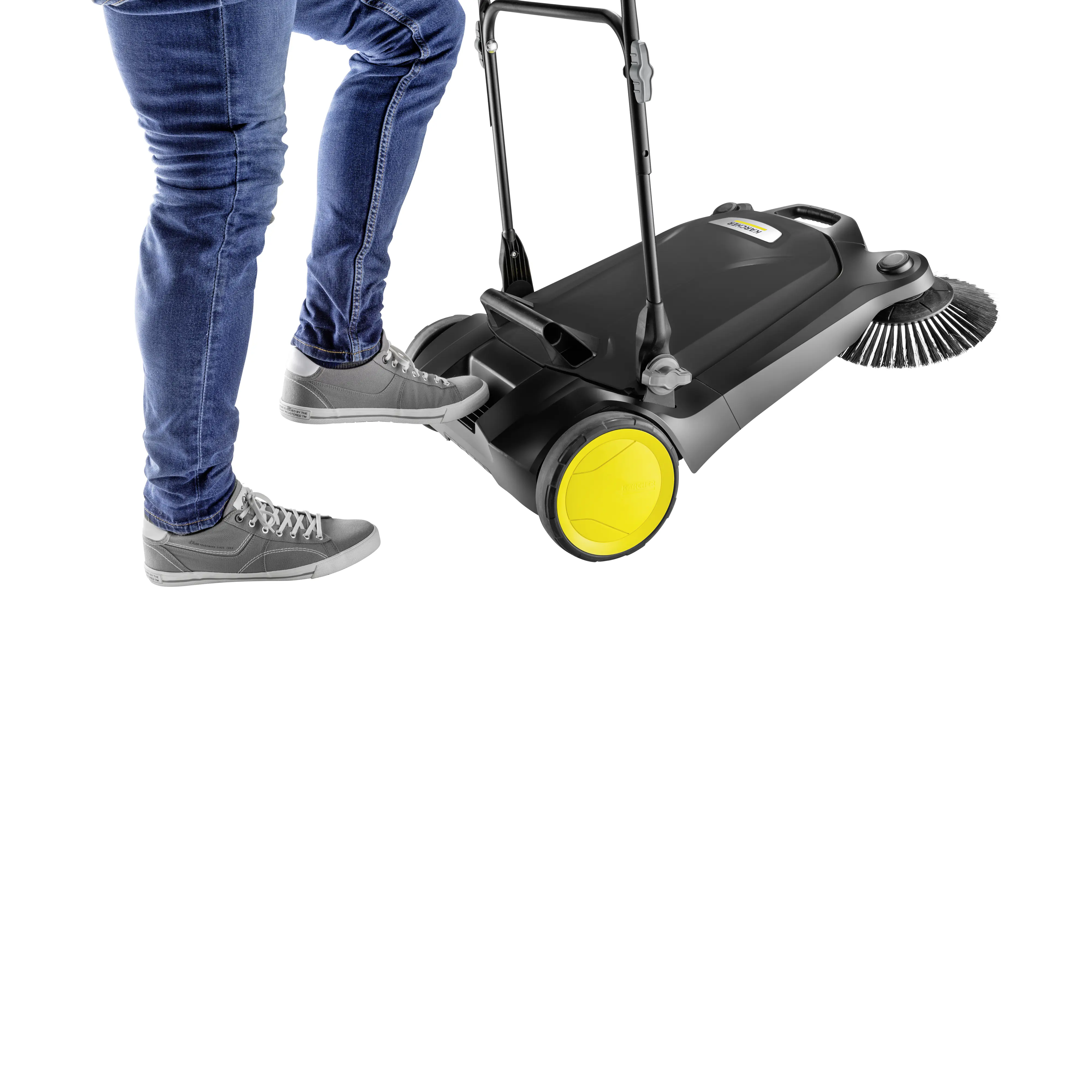 Kärcher Kehrmaschine S 4 Twin Go!Further inkl. Greifzange 68 cm Arbeitsbreite