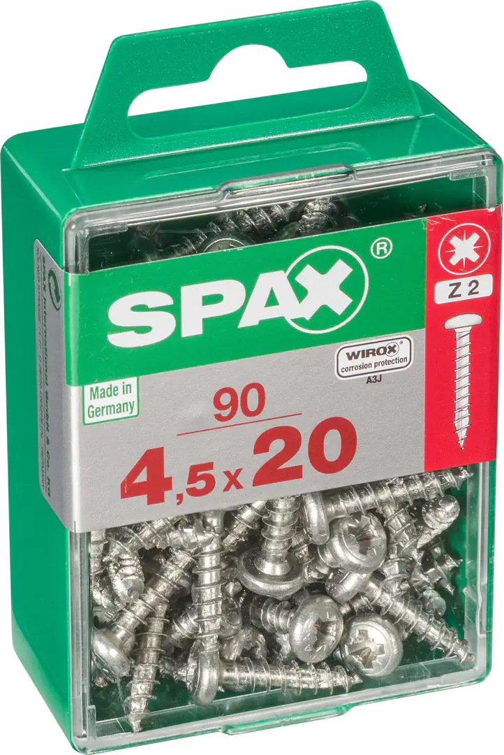 Spax Universalschrauben 4.5 x 20 mm TX 20 - 90 Stk.