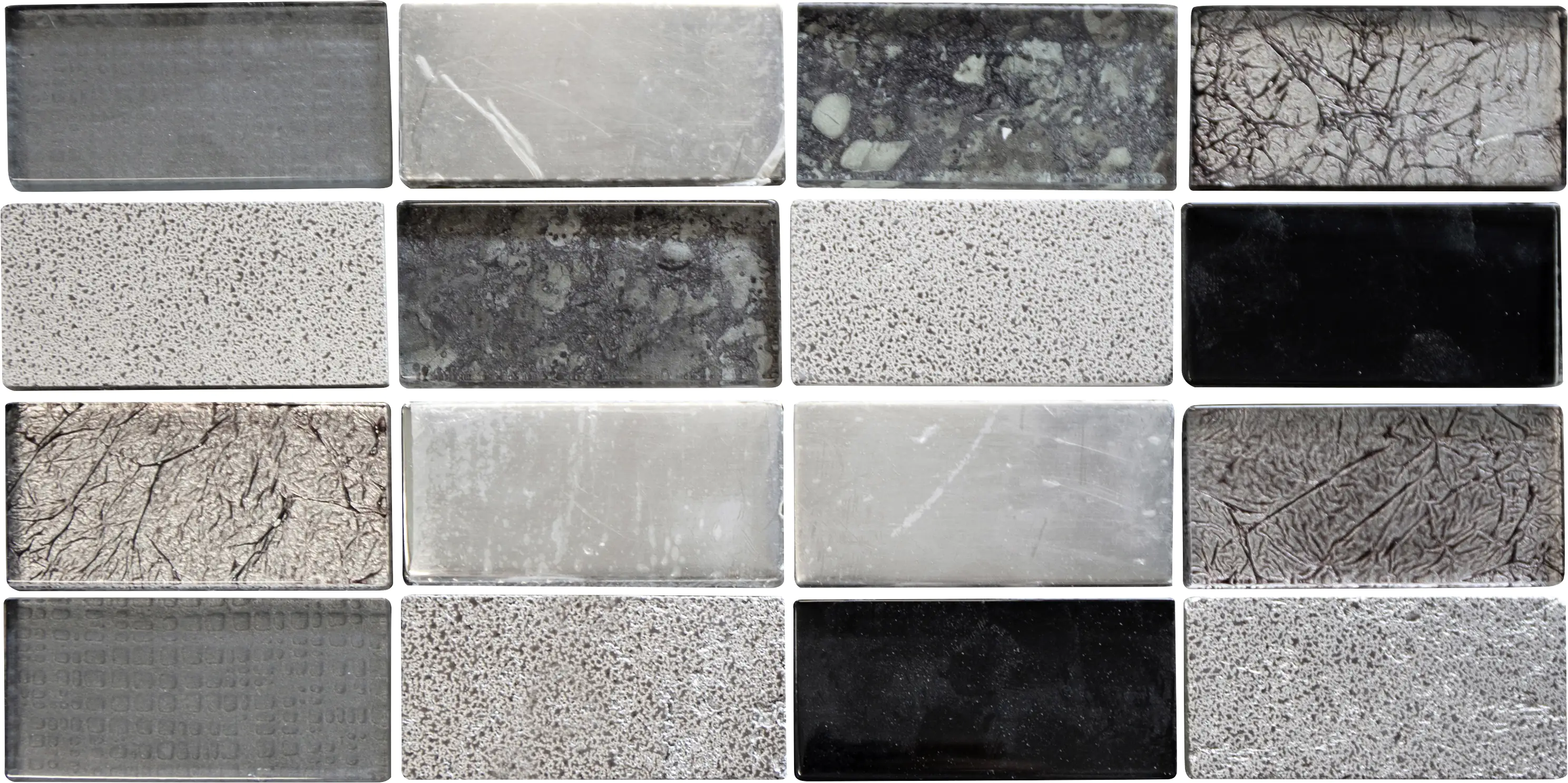 Mosaik Pronto uno 15 x 30 cm grau-schwarz