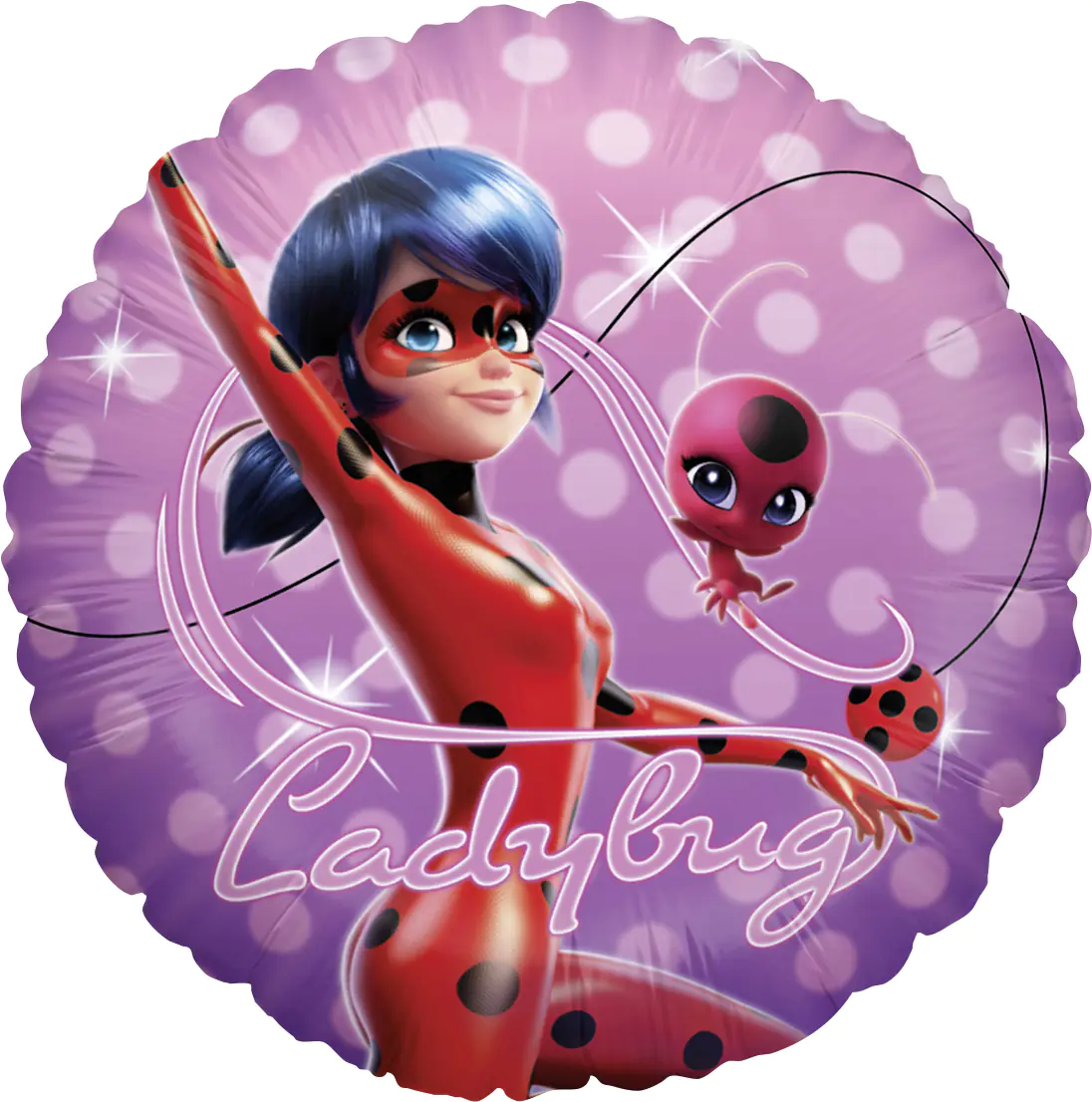 Folienballon Miraculous Ladybug Ø 45 cm