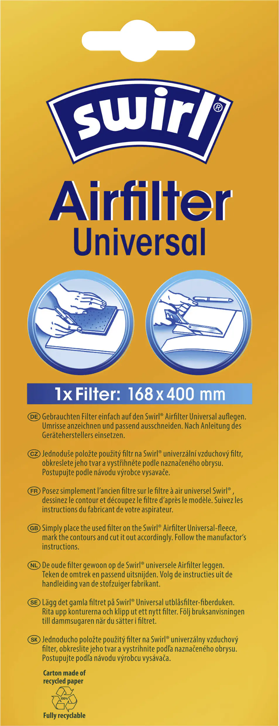 Swirl Abluftfilter Universal