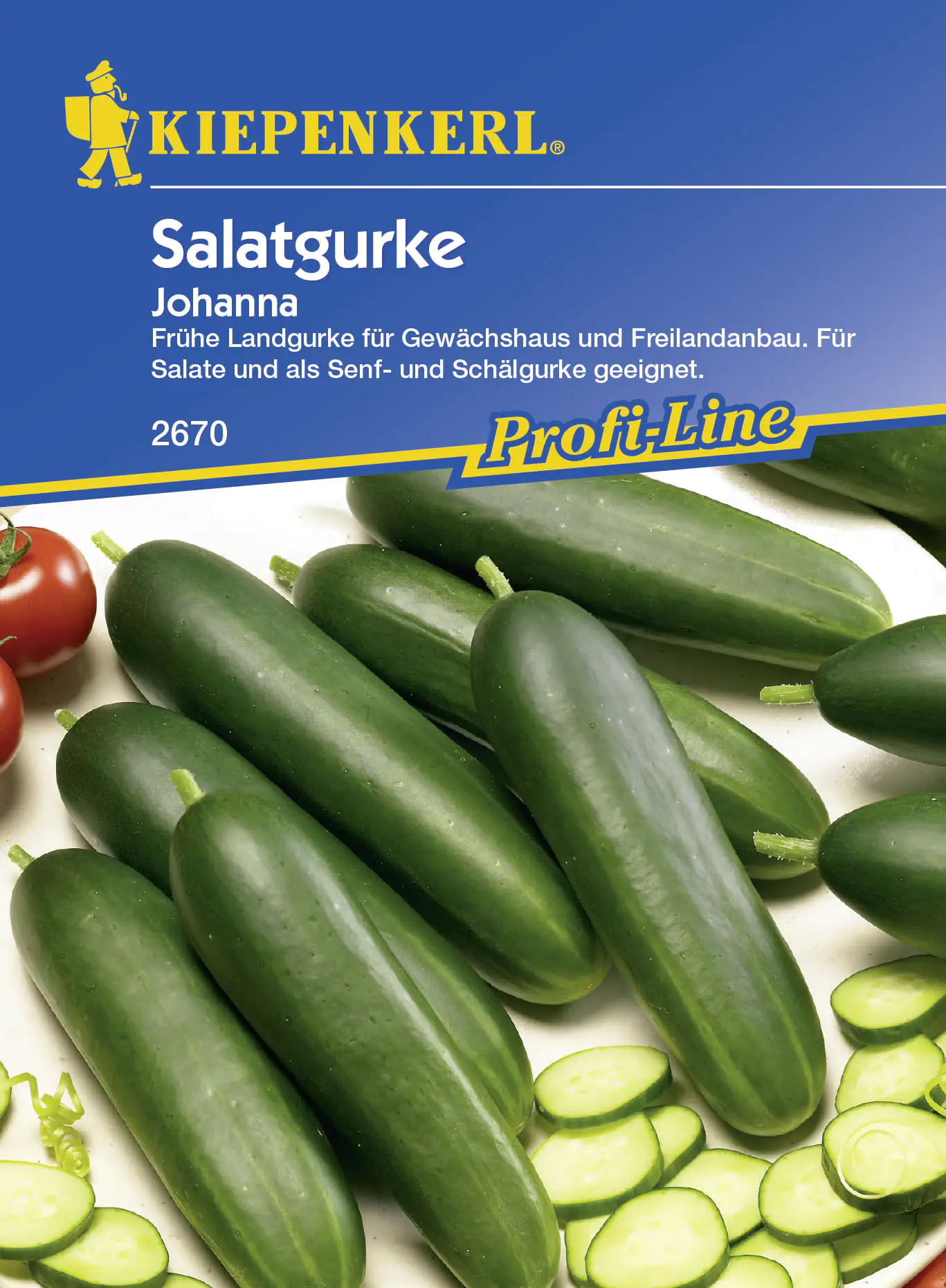 Kiepenkerl Salatgurke Johanna Cucumis sativus, Inhalt: ca. 35 Pflanzen