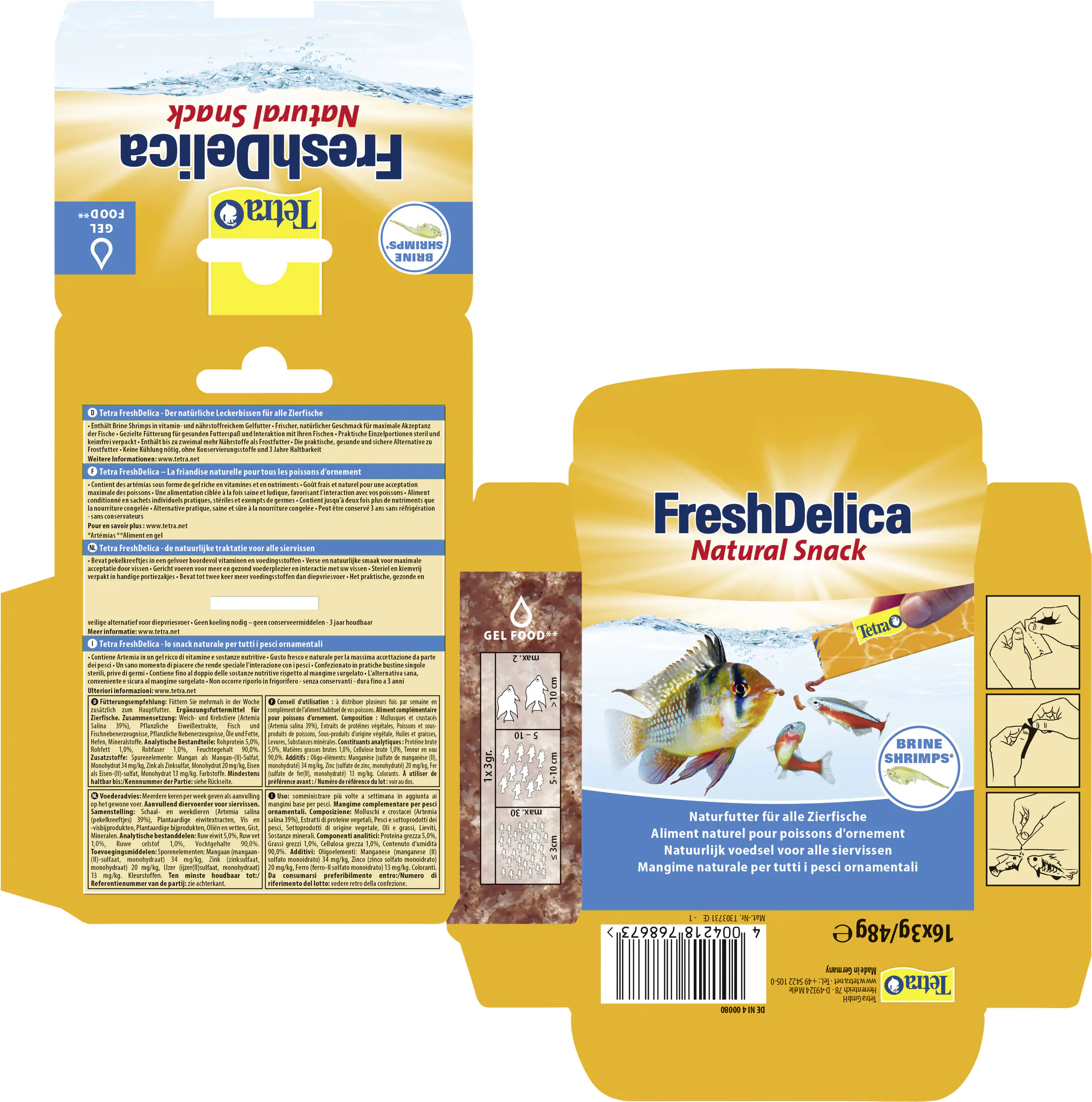 Tetra FreshDelica Brine Shrimps 48 g