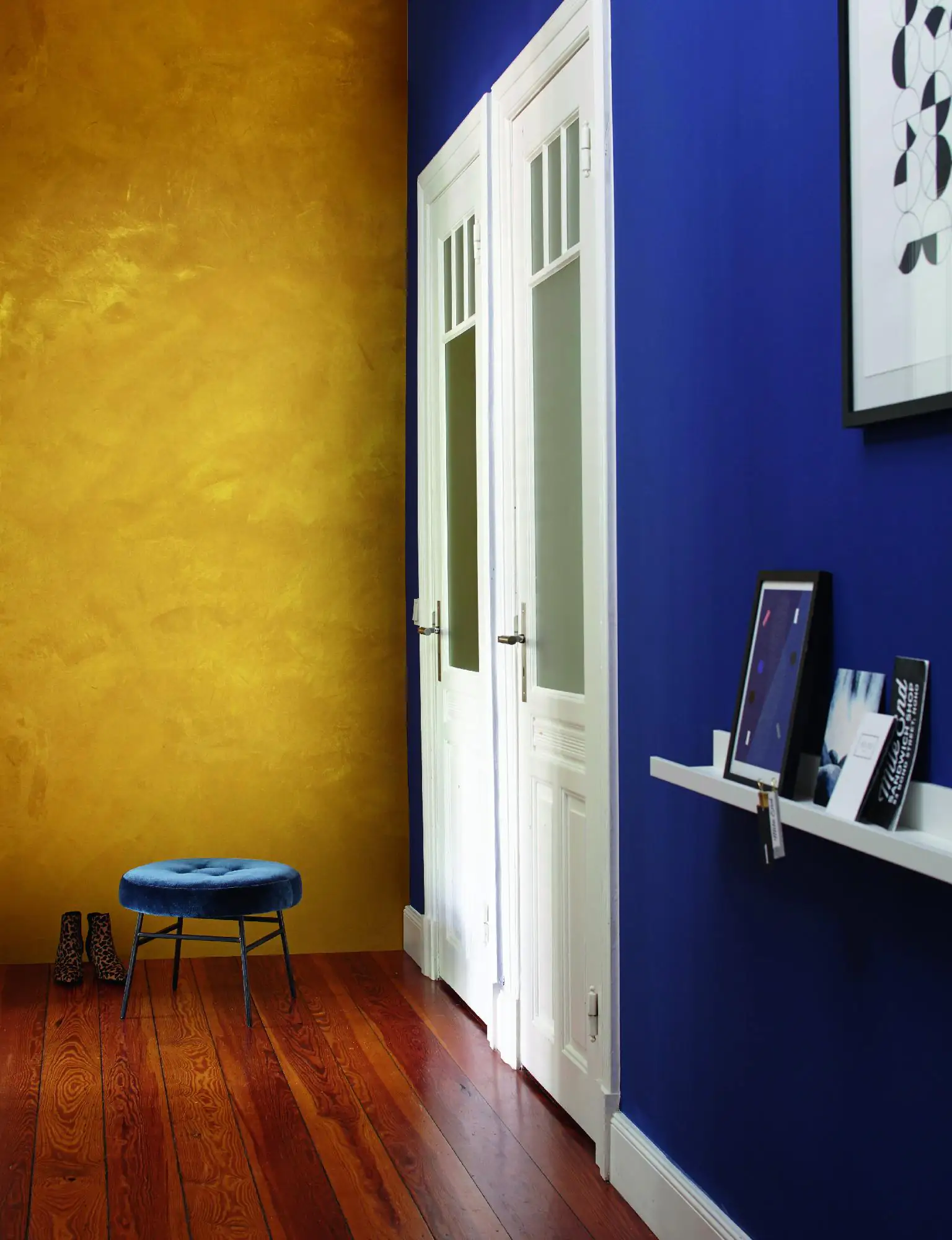 Alpina Innenfarbe Gold-Effekt 3 L Basis und 1 L Finish, samtig-schimmernd Alpina Innenfarbe Gold-Effekt 3 L Basis und 1 L Finish, samtig-schimmernd