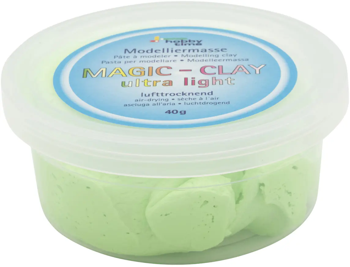 Glorex Magic-Clay hellgrün 40 g