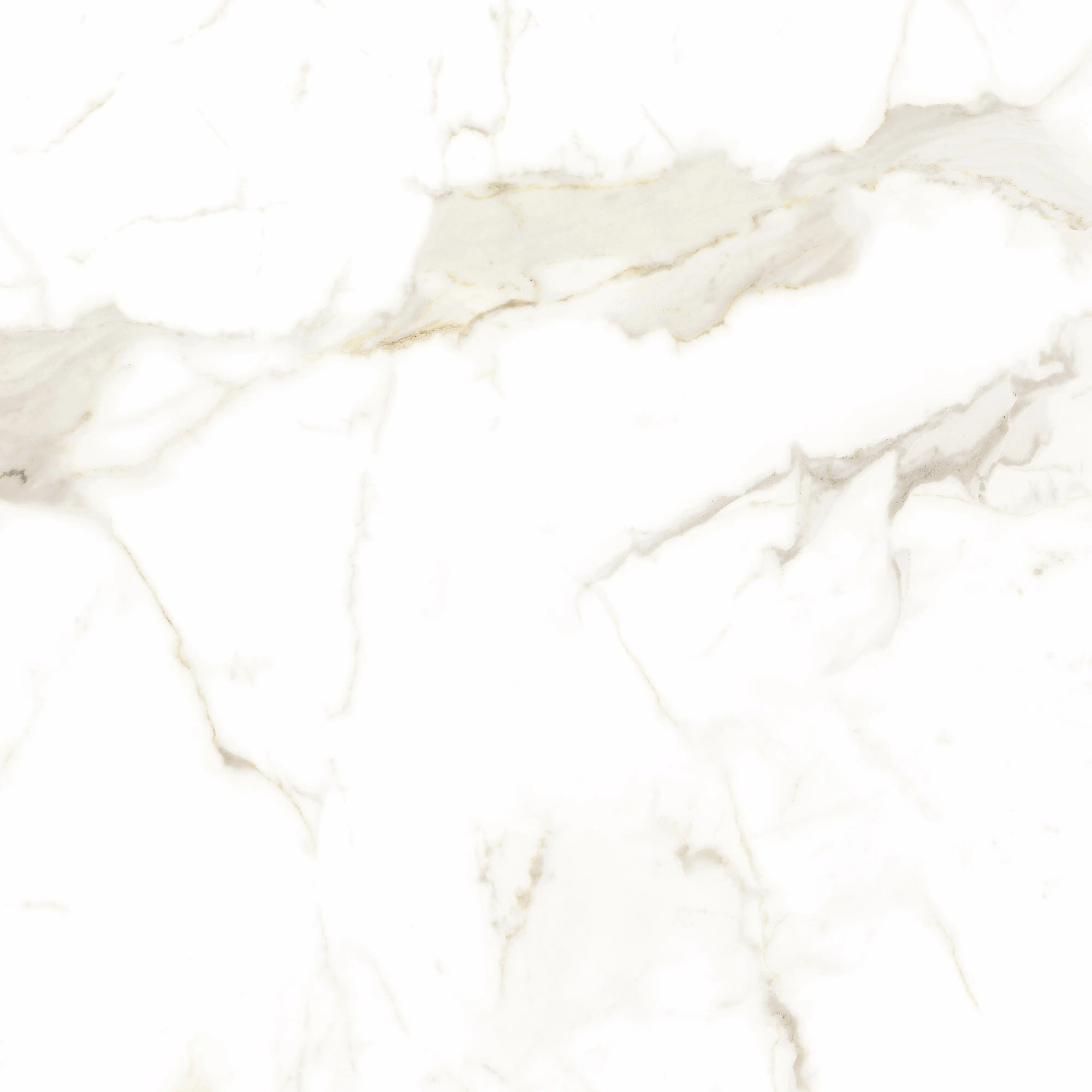 Bodenfliese Feinsteinzeug Alcora 60 x 60 cm weiß/gold