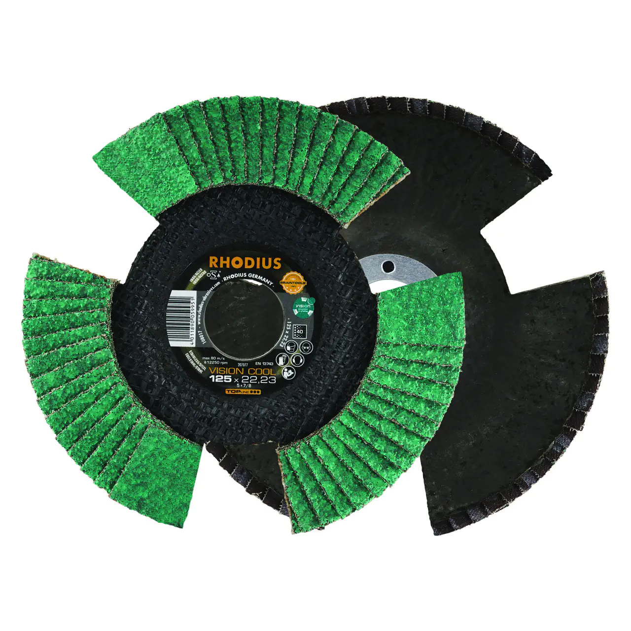 Rhodius Schleifscheibe Vision K40 Stahl Ø 125 mm Bohrung 22,23 mm Rhodius Schleifscheibe Vision K40 Stahl Ø 125 mm Bohrung 22,23 mm