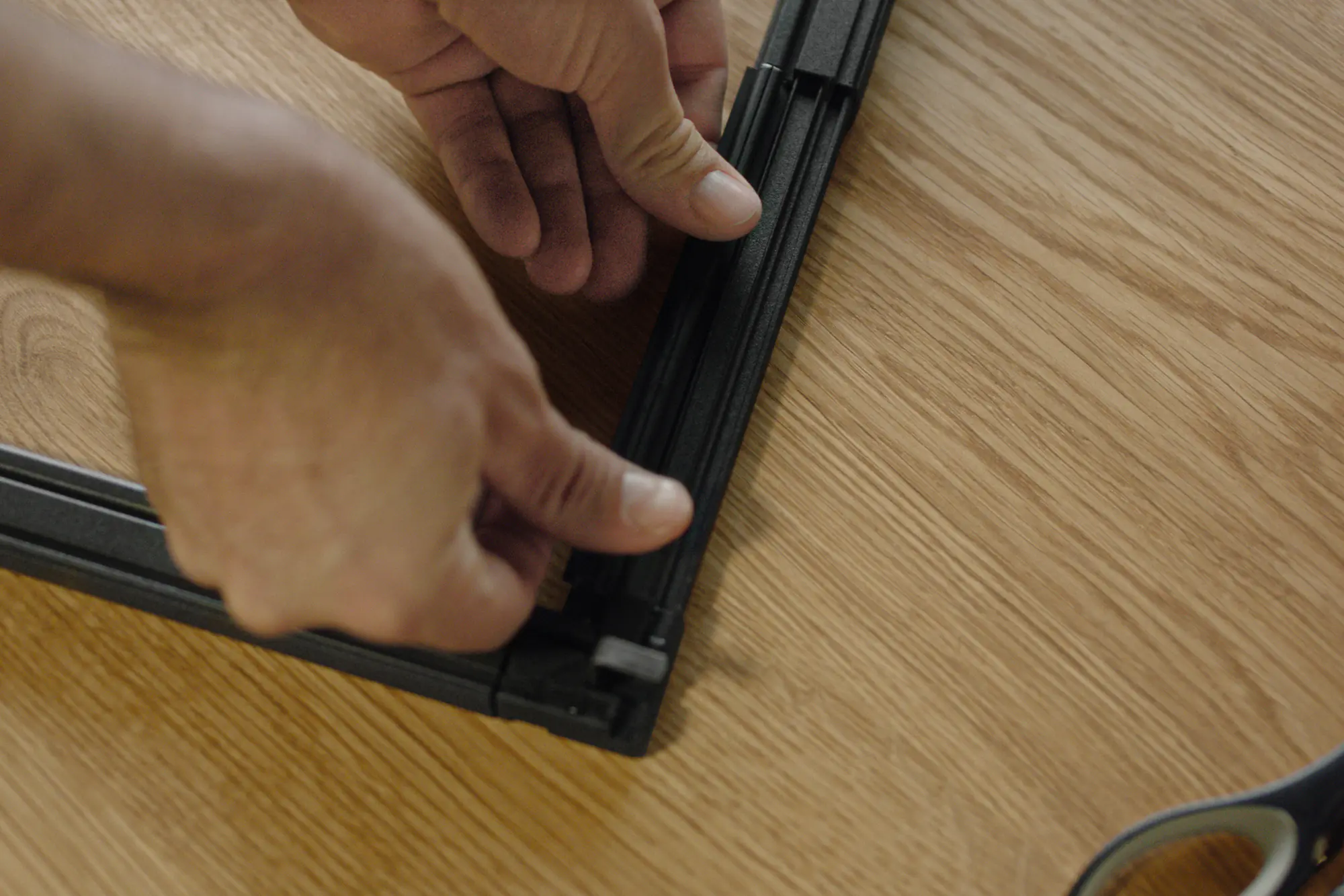 tesa Fliegenschutz-Fenster FALT 80 x 80 - 140 x 140 cm weiß/weiß