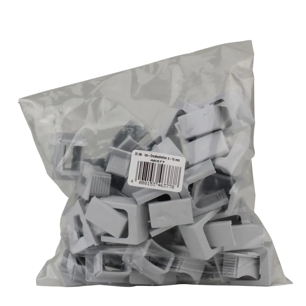 Raster-Druckschelle 1-fach 6-16mm gr 25x