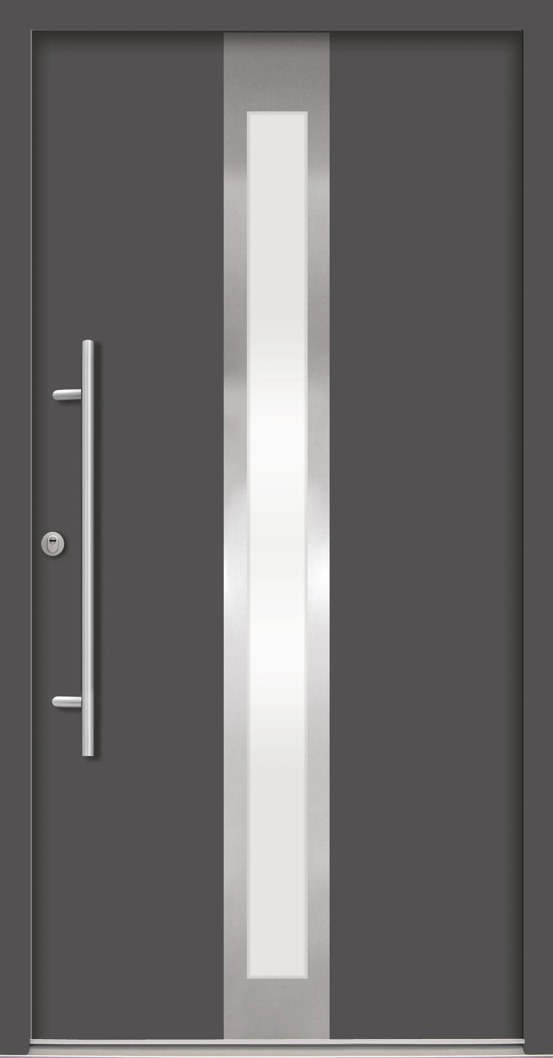 Splendoor Haustür Passivedoor Premium B01 RC2 Anthrazit DIN Links 110 x 210 cm