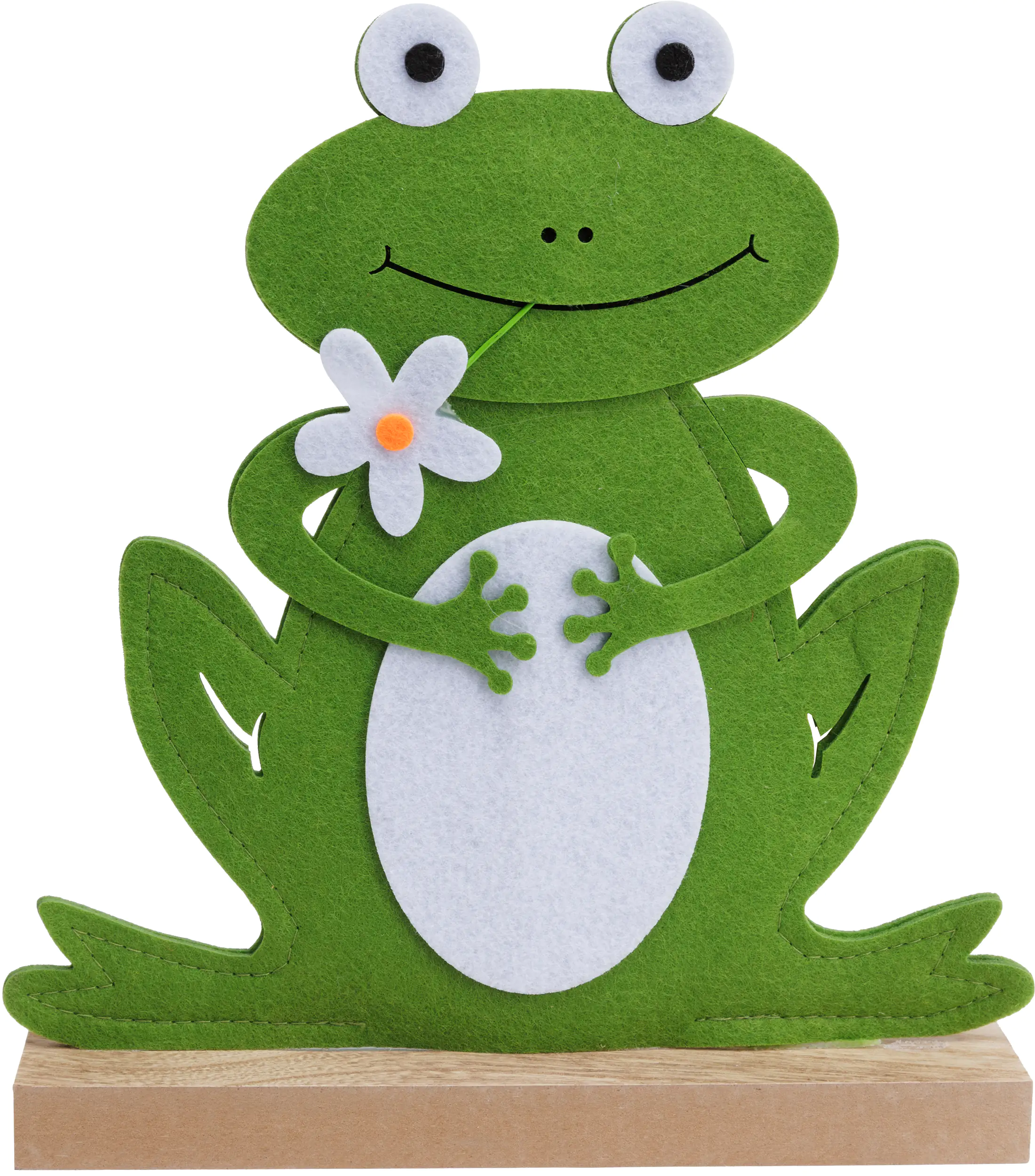 TrendLine Aufsteller Frosch Filz 35 cm grün TrendLine Aufsteller Frosch Filz 35 cm grün