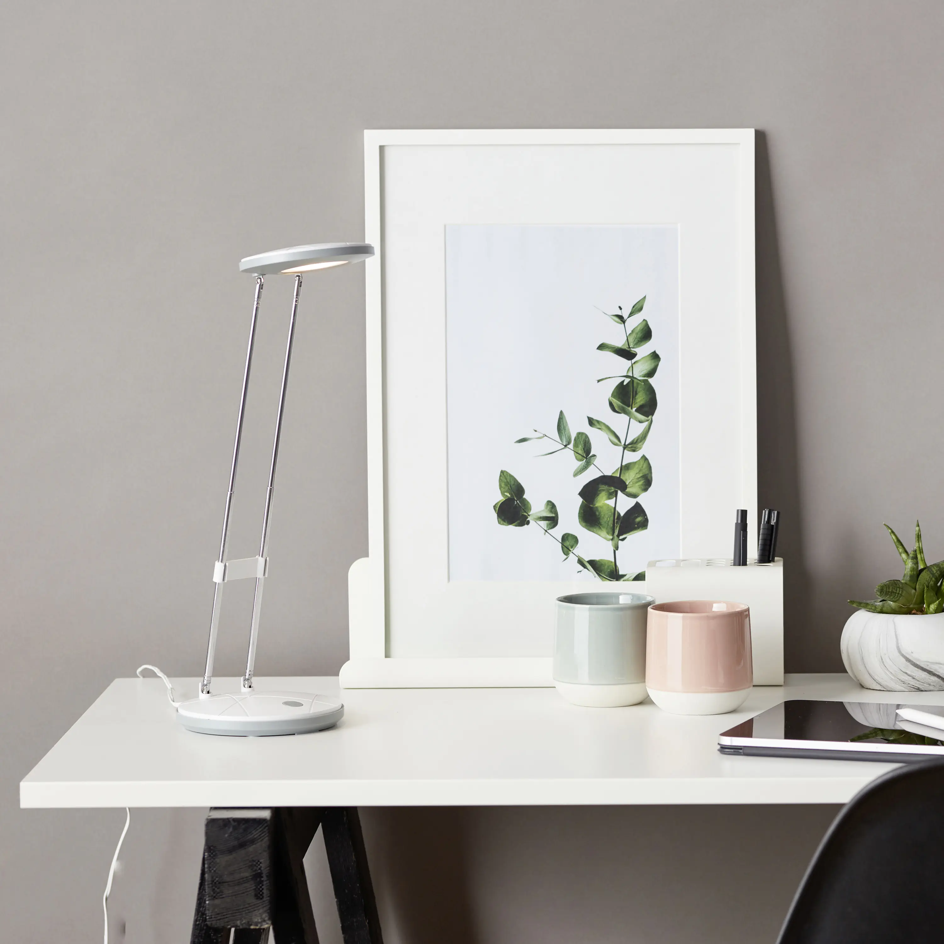 Brilliant LED Tischleuchte Venedig höhenverstellbar 3,5 W warmweiß