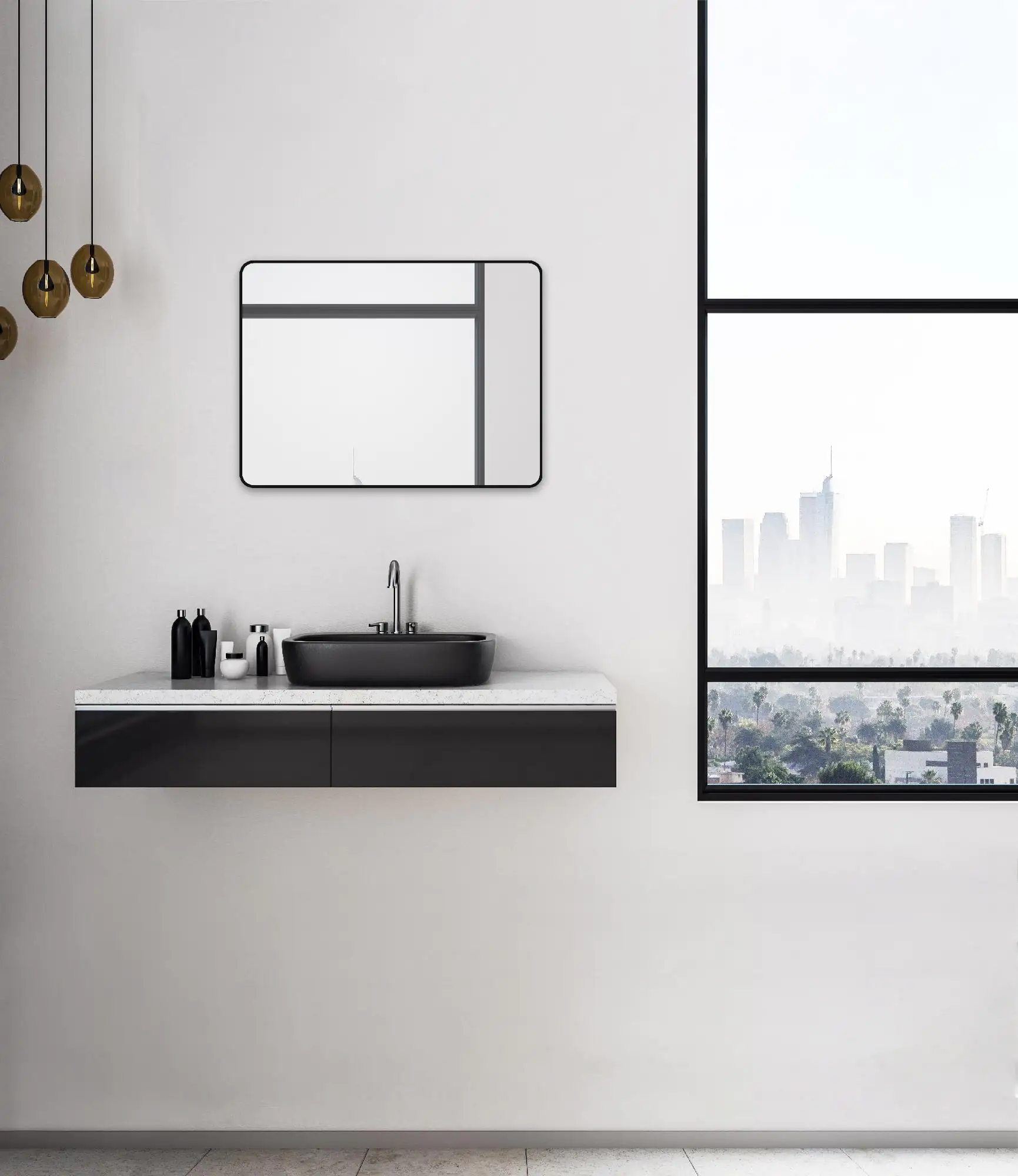 DSK Design Spiegel Black Magico 80x60 cm, schwarz DSK Design Spiegel Black Magico 80x60 cm, schwarz