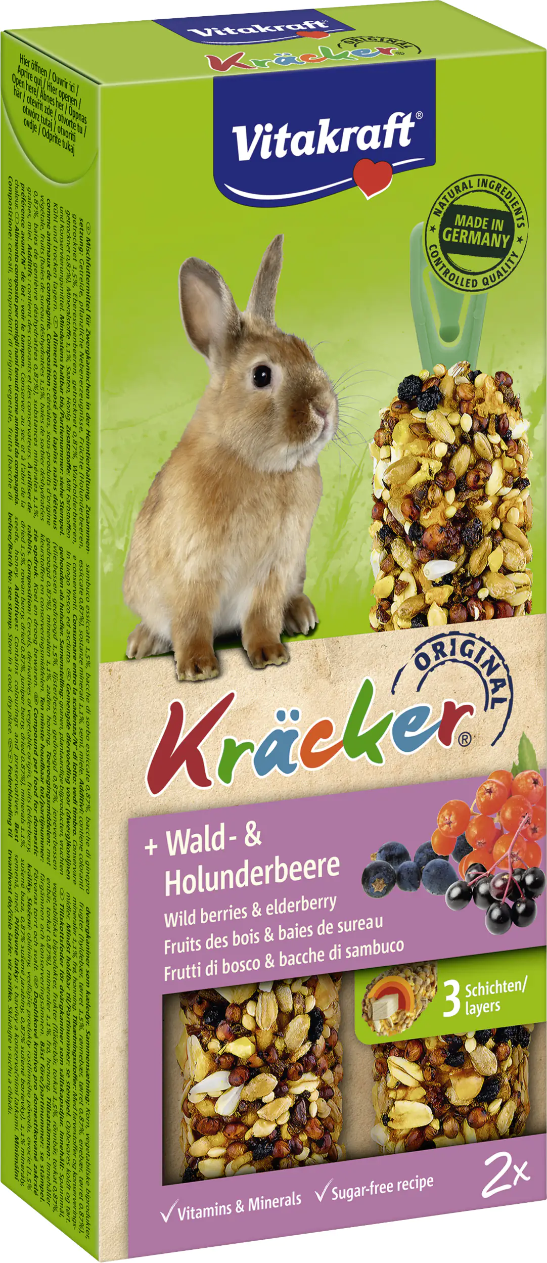 Vitakraft Kräcker® Wald- & Holunderbeere 2 Stück / 112 g