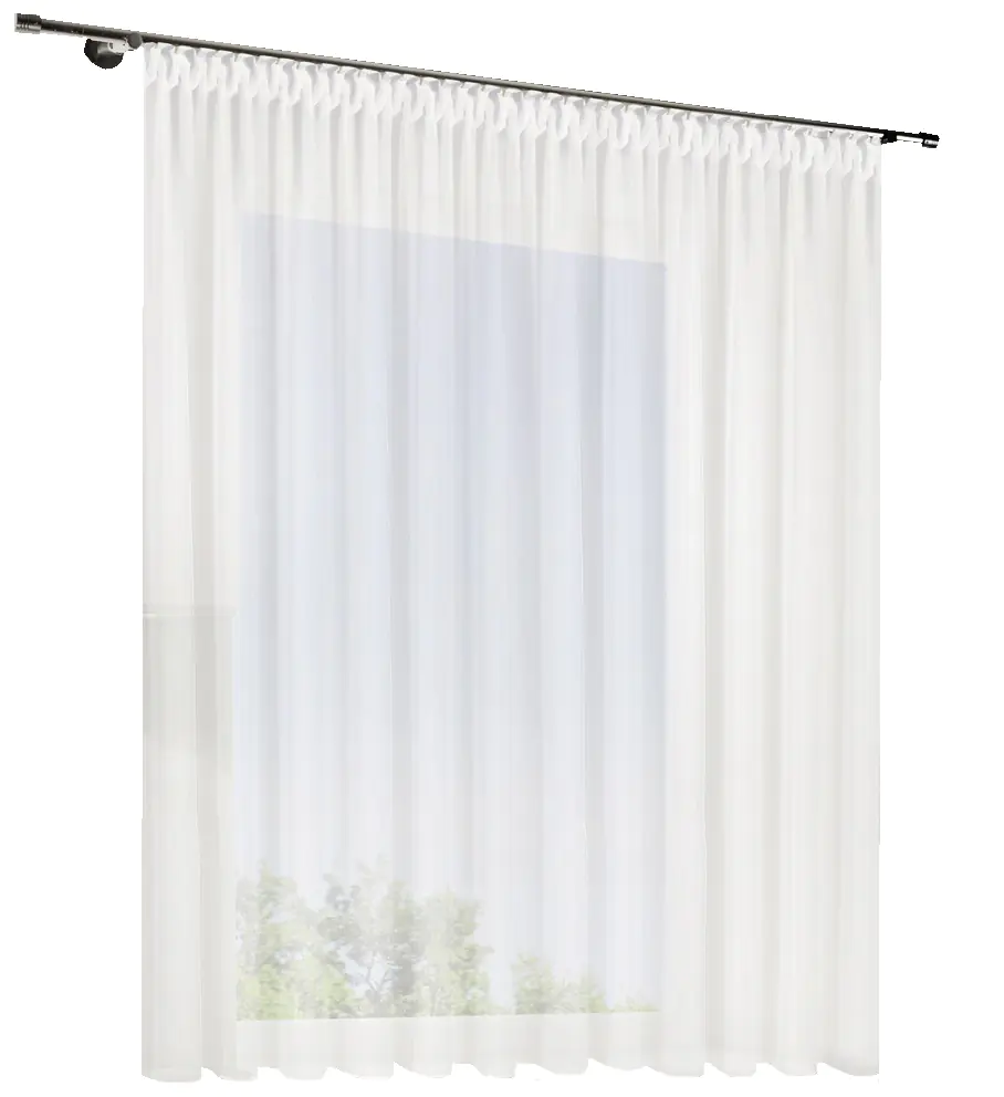 Store Laura weiß, 300 x 175 cm