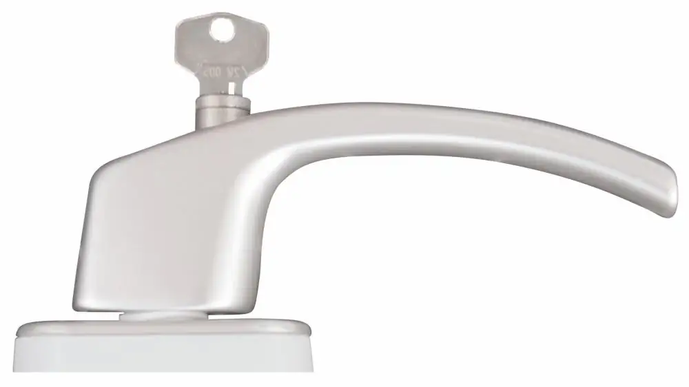 Meeth Fenstergriff silber abschließbar Meeth Fenstergriff silber abschließbar