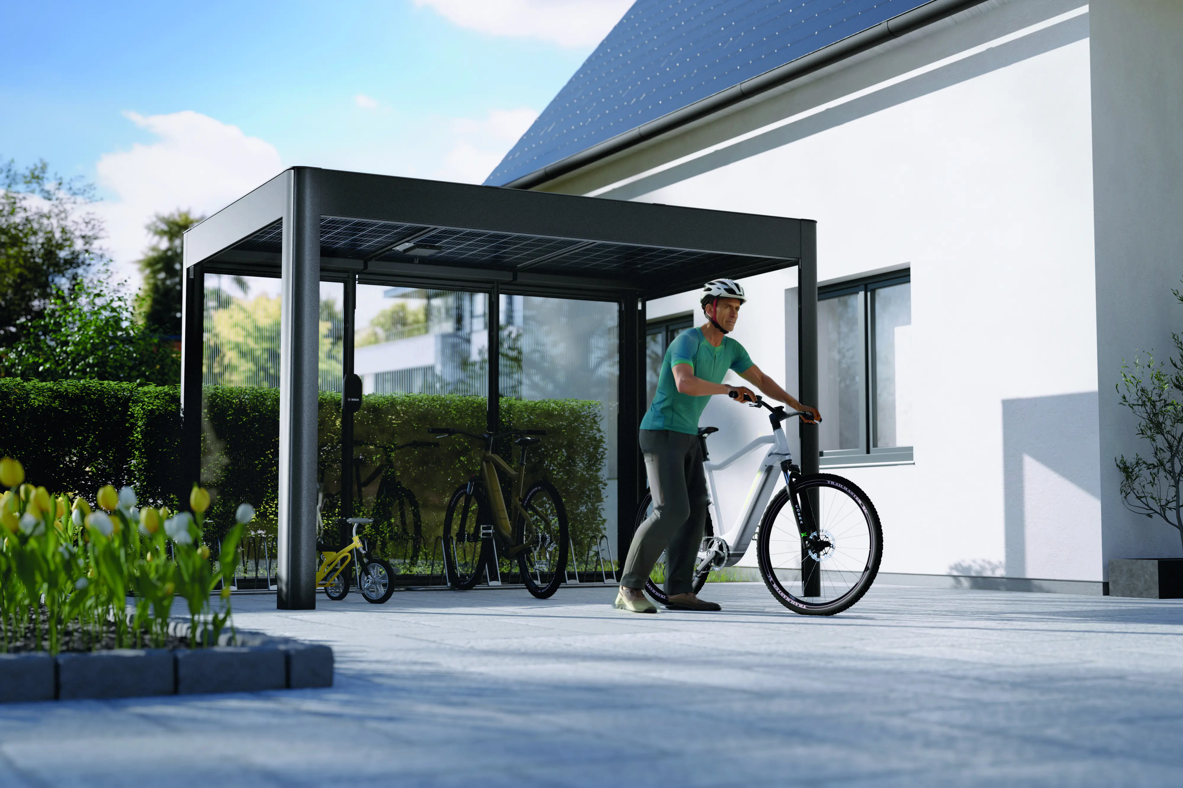 SunElements SunCover Gartenhaus Select 3.2 338 x 233 cm anthrazit-metallic