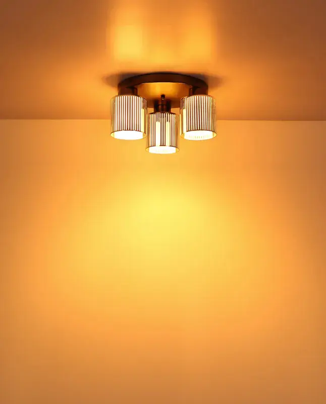 Globo Deckenleuchte Felicia Ø 34,5 x 17,5 cm schwarz-chrom matt