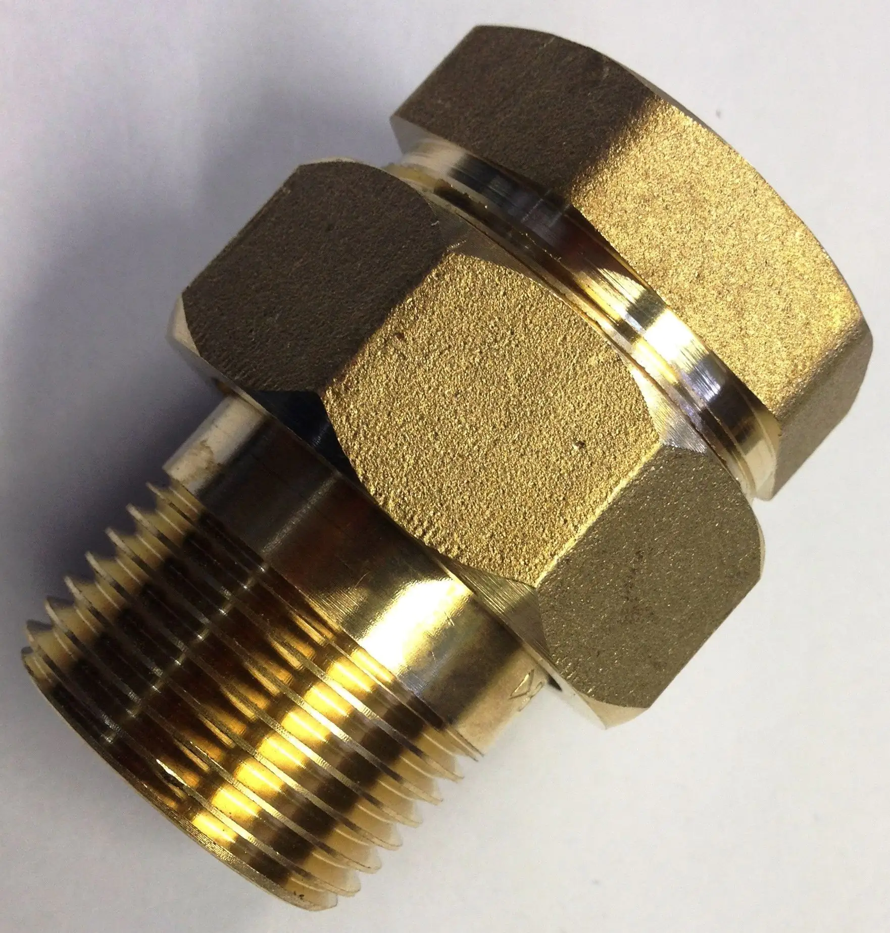 Cornat Verschraubung Messing blank, 1" IG, 1" AG