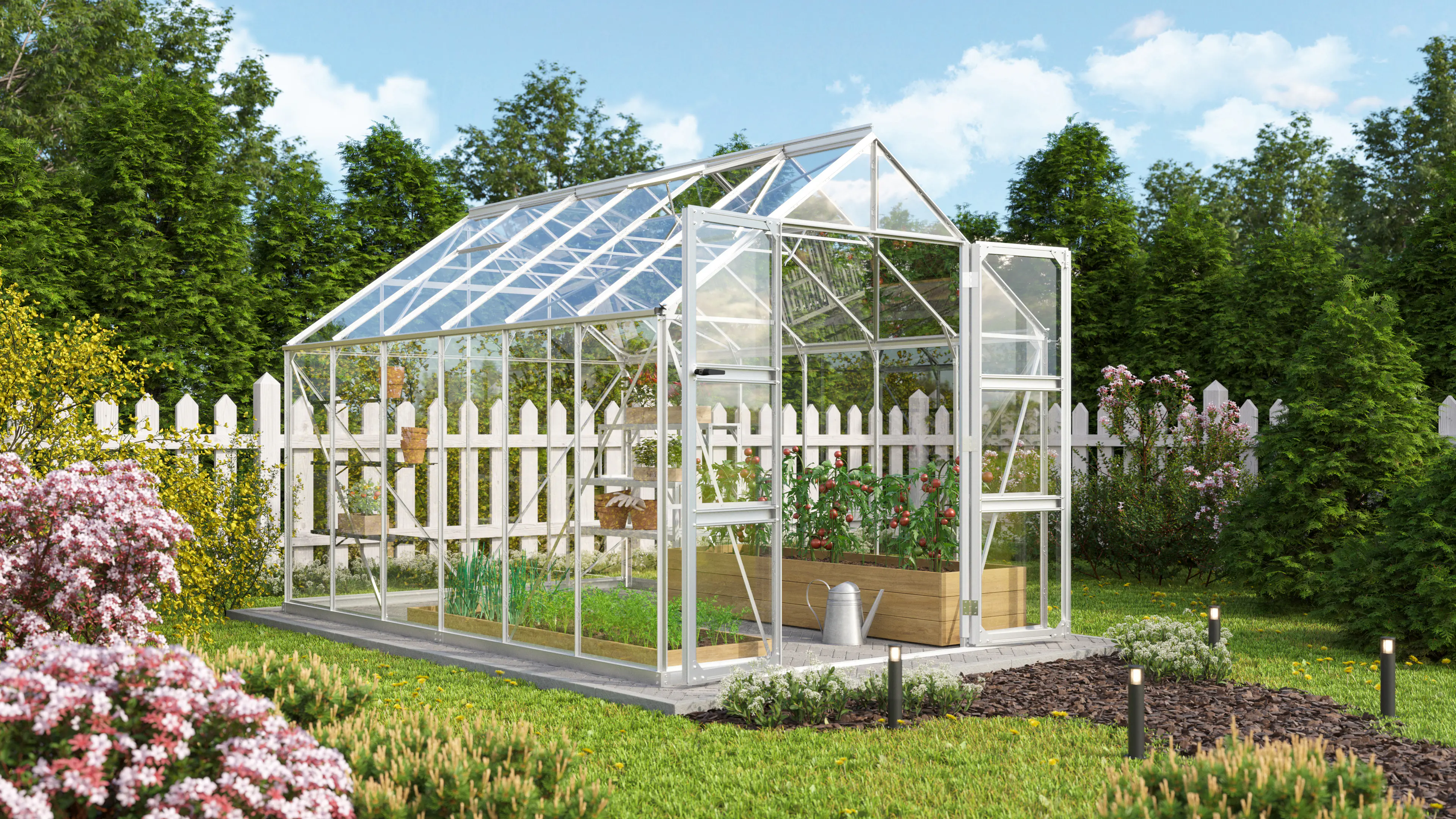 Vitavia Gewächshaus Domus 9900 257 x 386 cm 3 mm Sicherheitsglas