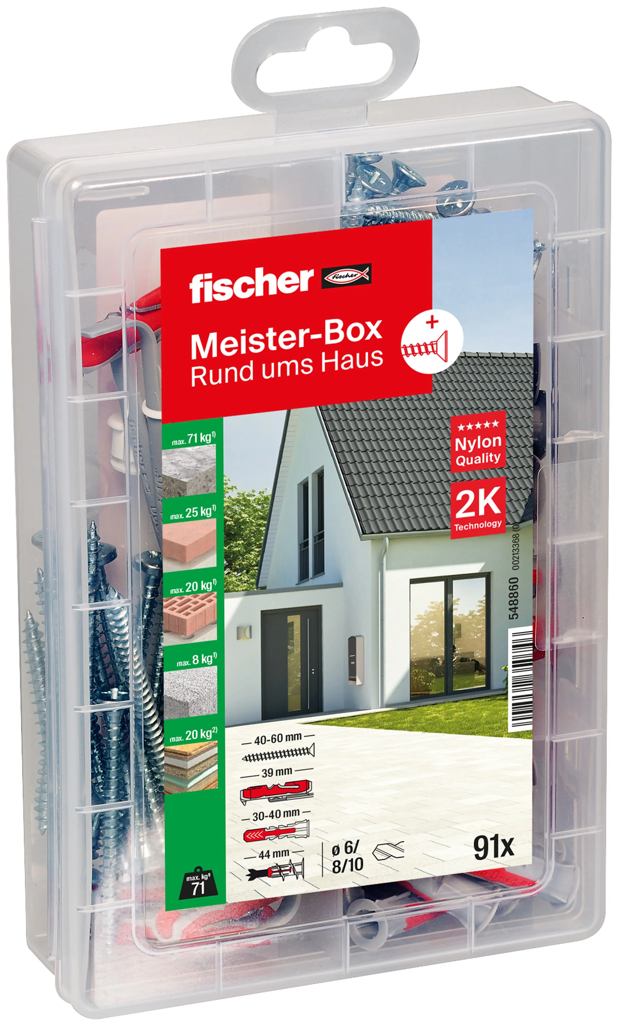 Fischer Meister-Box DuoLine - 91 Stück
