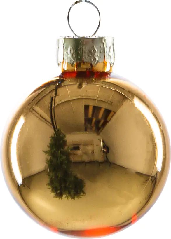 2076601538820_02 TrendLine Weihnachtskugeln aus Glas Ø 3,5 cm gold 16 Stück
