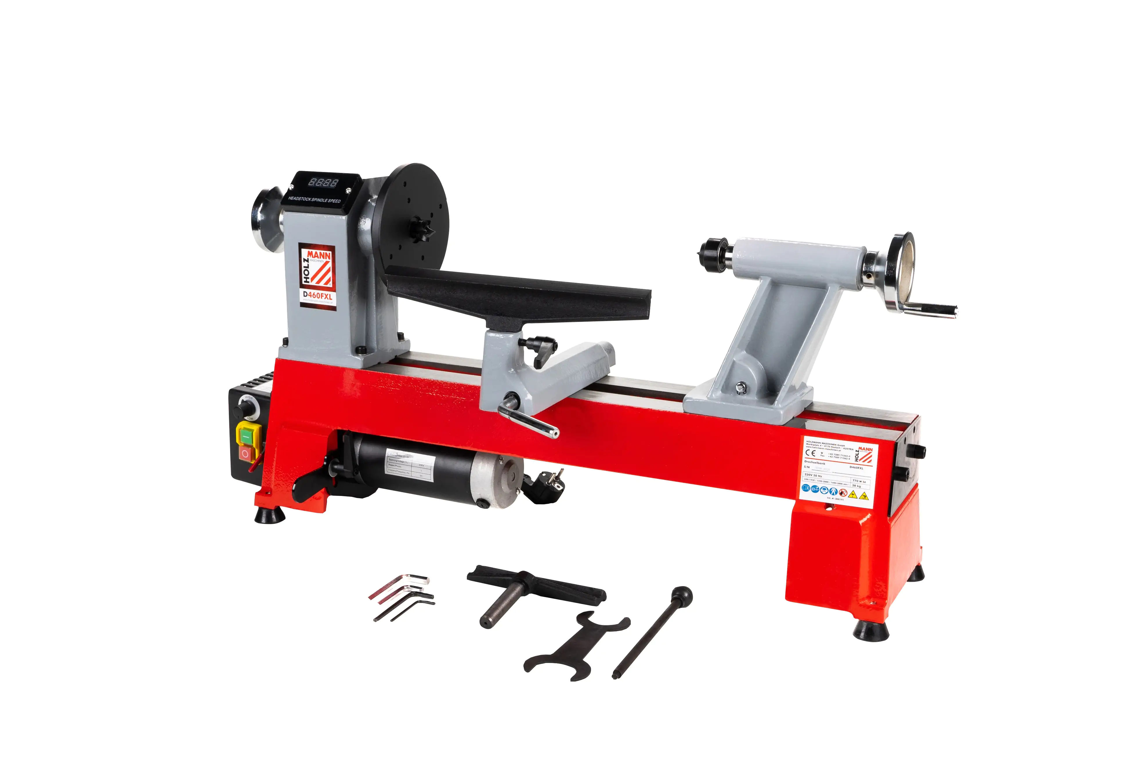 Holzmann Drechselbank D460FXL_230V stufenlose Geschwindigkeits-Einstellung Holzmann Drechselbank D460FXL_230V stufenlose Geschwindigkeits-Einstellung