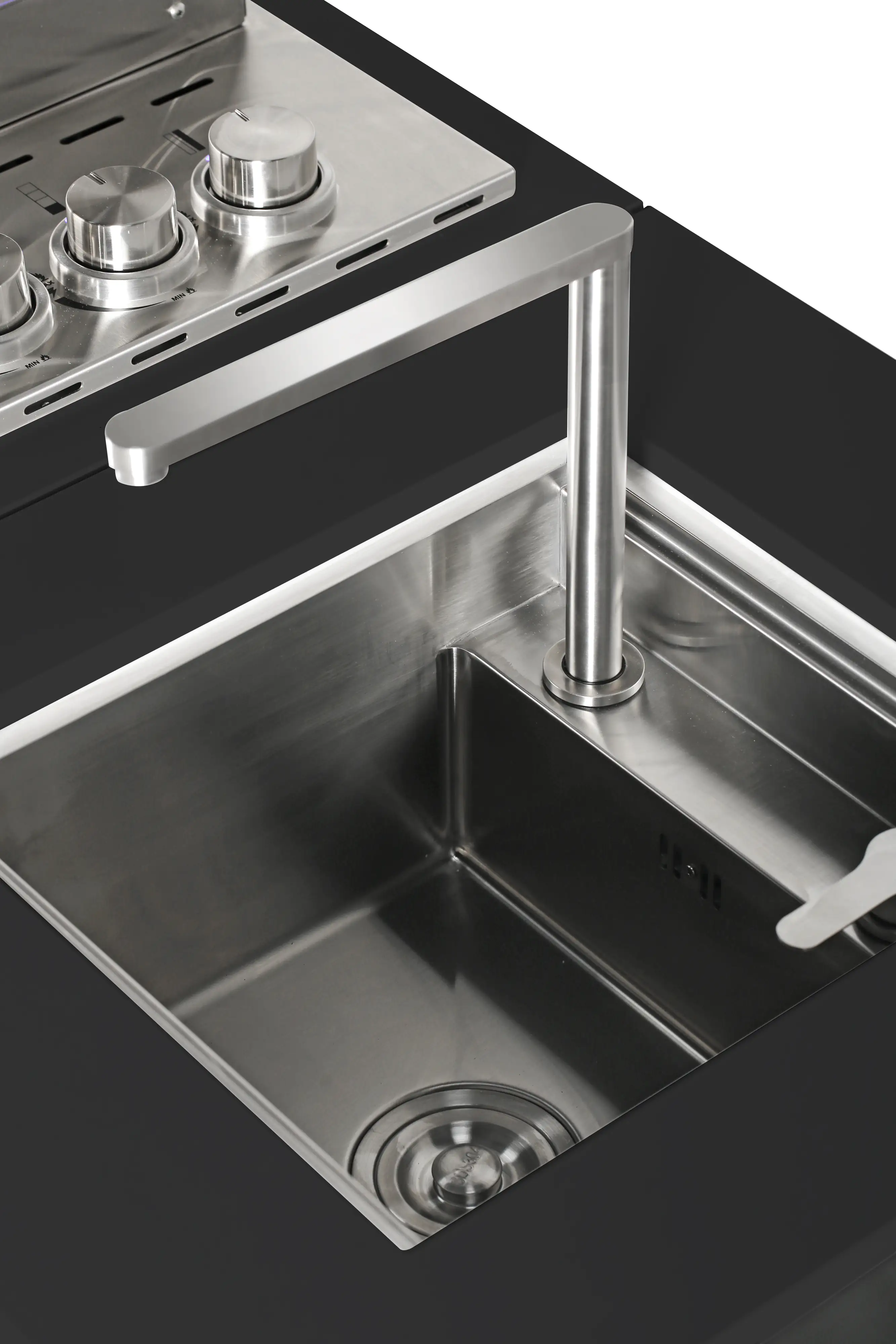 Buschbeck Outdoorküche Brighton inkl. Kühlschrank und Spüle mit Armatur Buschbeck Outdoorküche Brighton inkl. Kühlschrank und Spüle mit Armatur