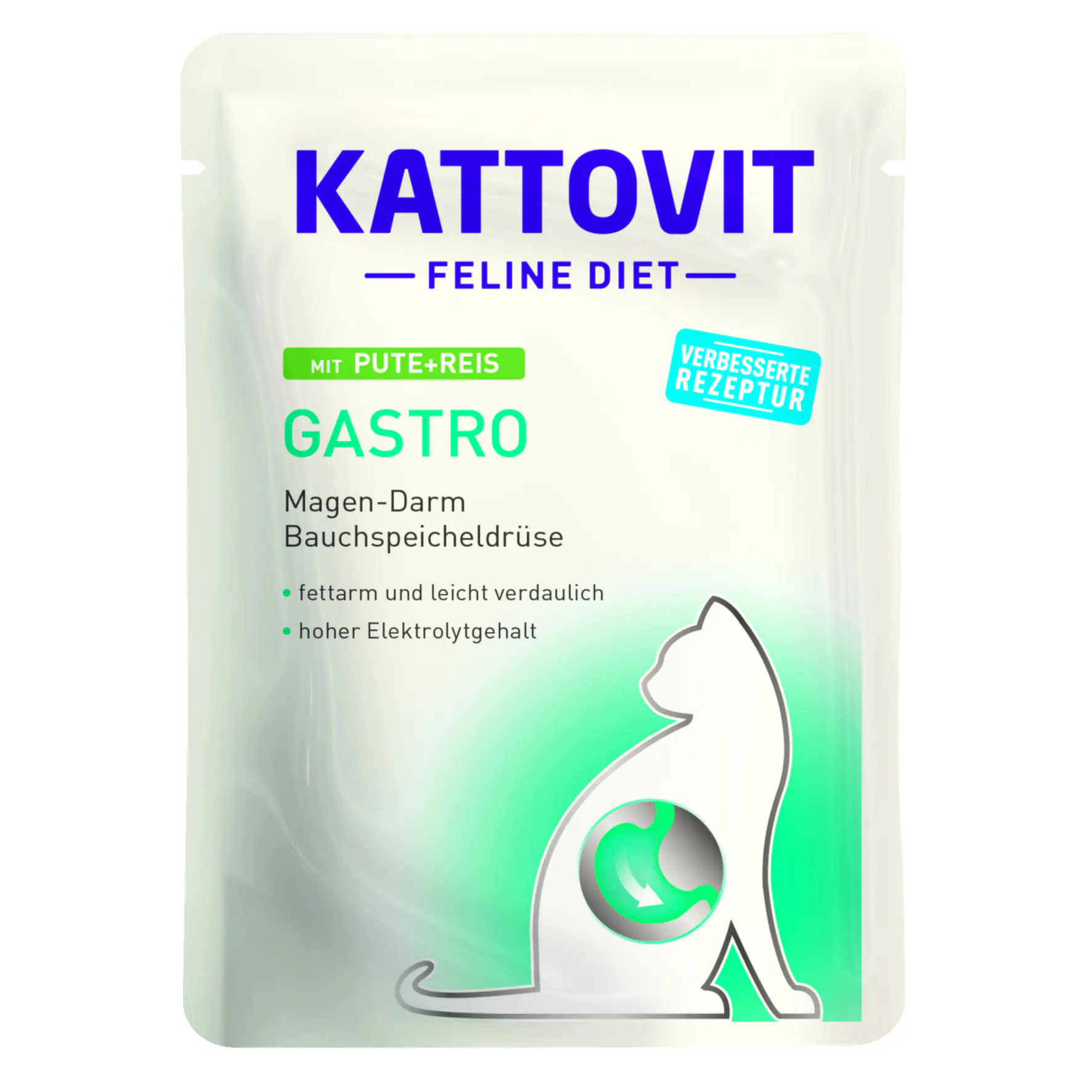 Kattovit Gastro mit Pute & Reis Katzenfutter 85 g