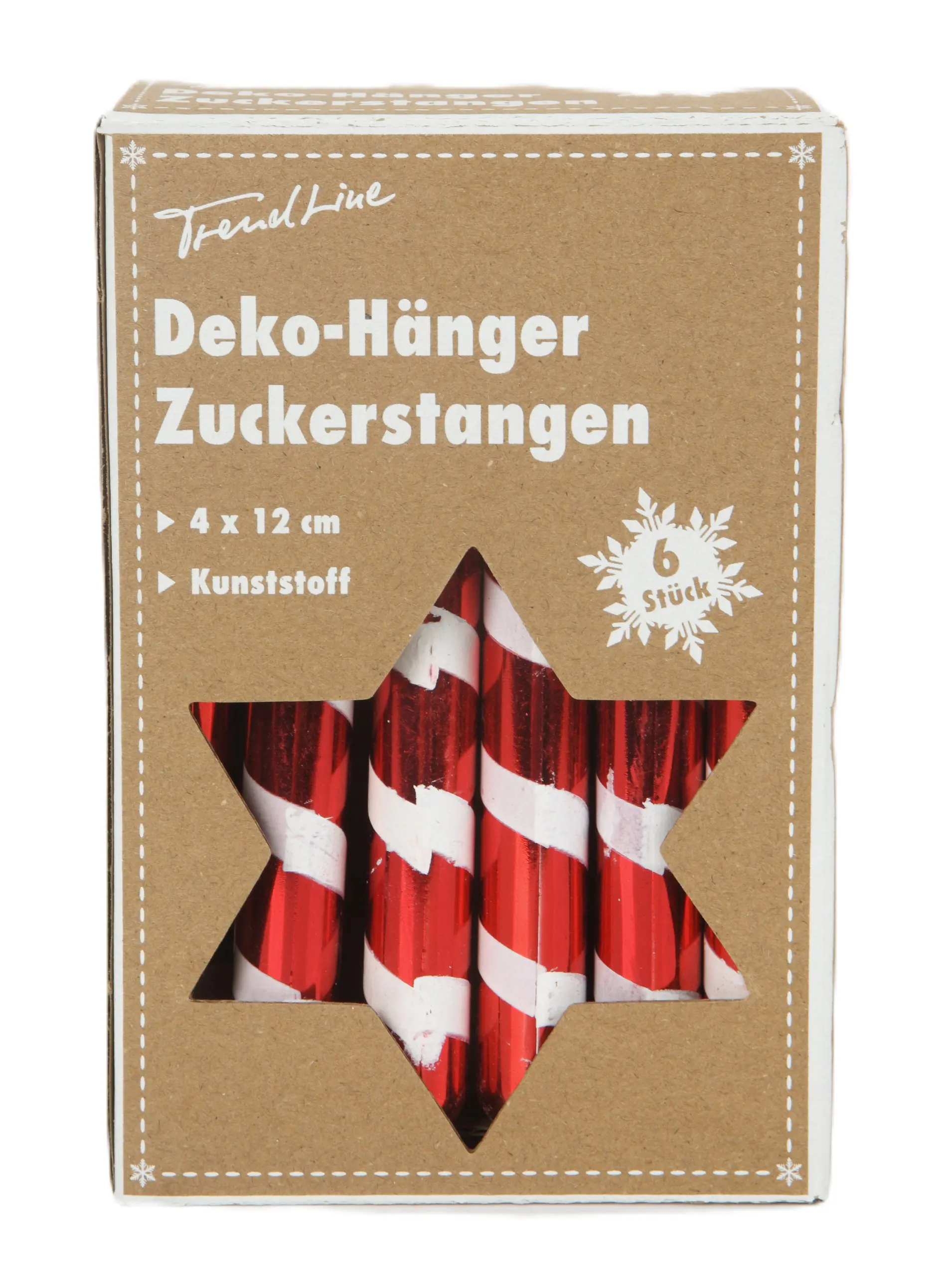TrendLine Zuckerstangen aus Kunststoff 12 cm