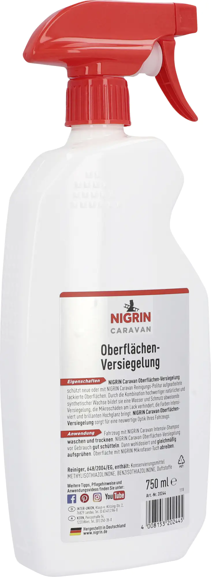 Nigrin Caravan Oberflächen-Versiegelung 750ml Nigrin Caravan Oberflächen-Versiegelung 750ml