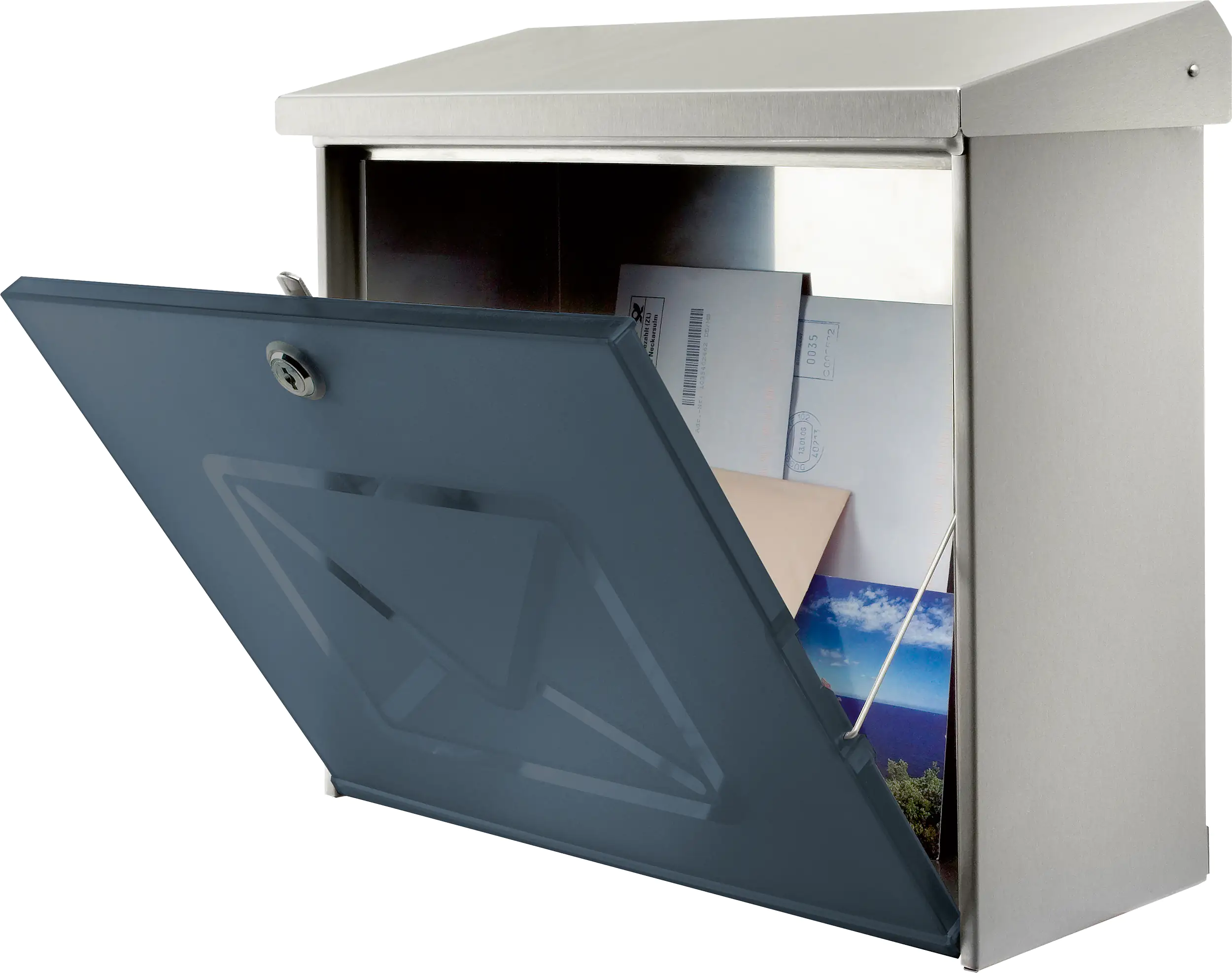 Burg Wächter Briefkasten Lucca 3713 Ni 34 x 38 x 14.8 cm