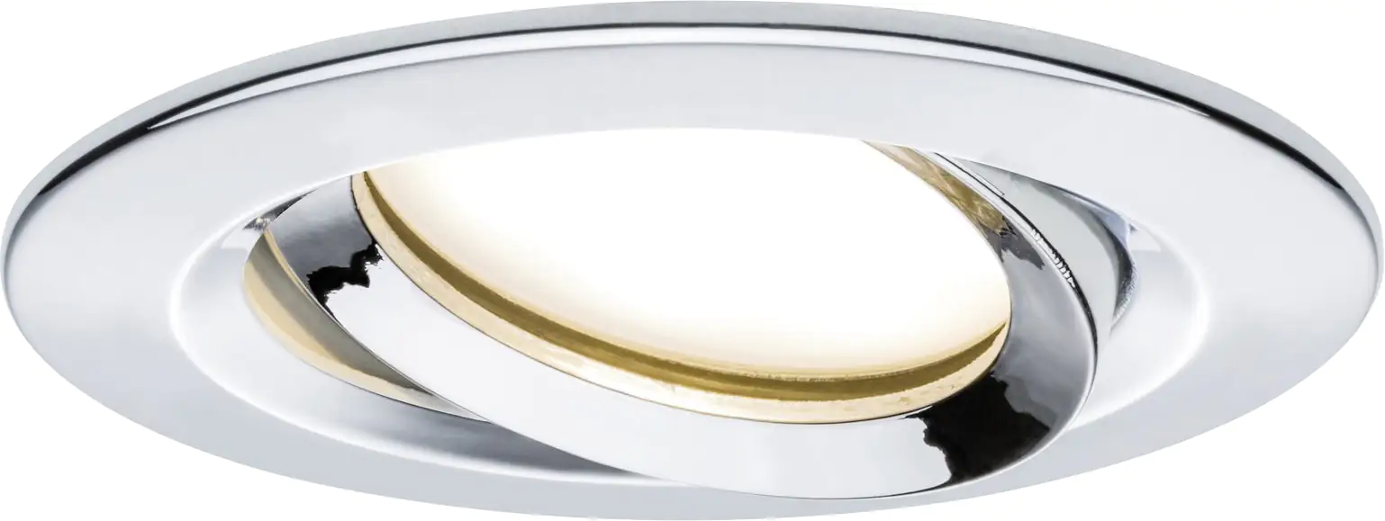 Paulmann LED Einbauleuchte Nova Plus chrom schwenkbar Ø 9,3 cm 