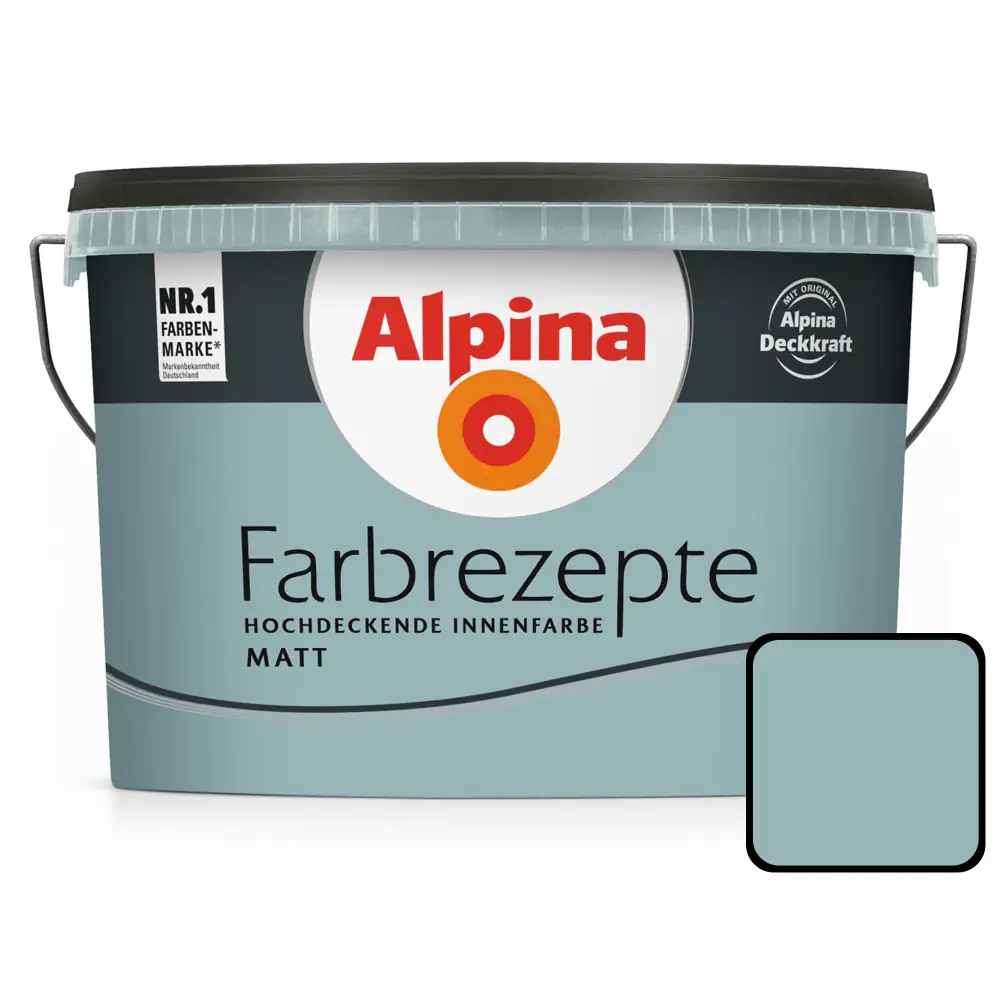 Alpina Farbrezepte Gletscherblau matt 2,5L Alpina Farbrezepte Gletscherblau matt 2,5L