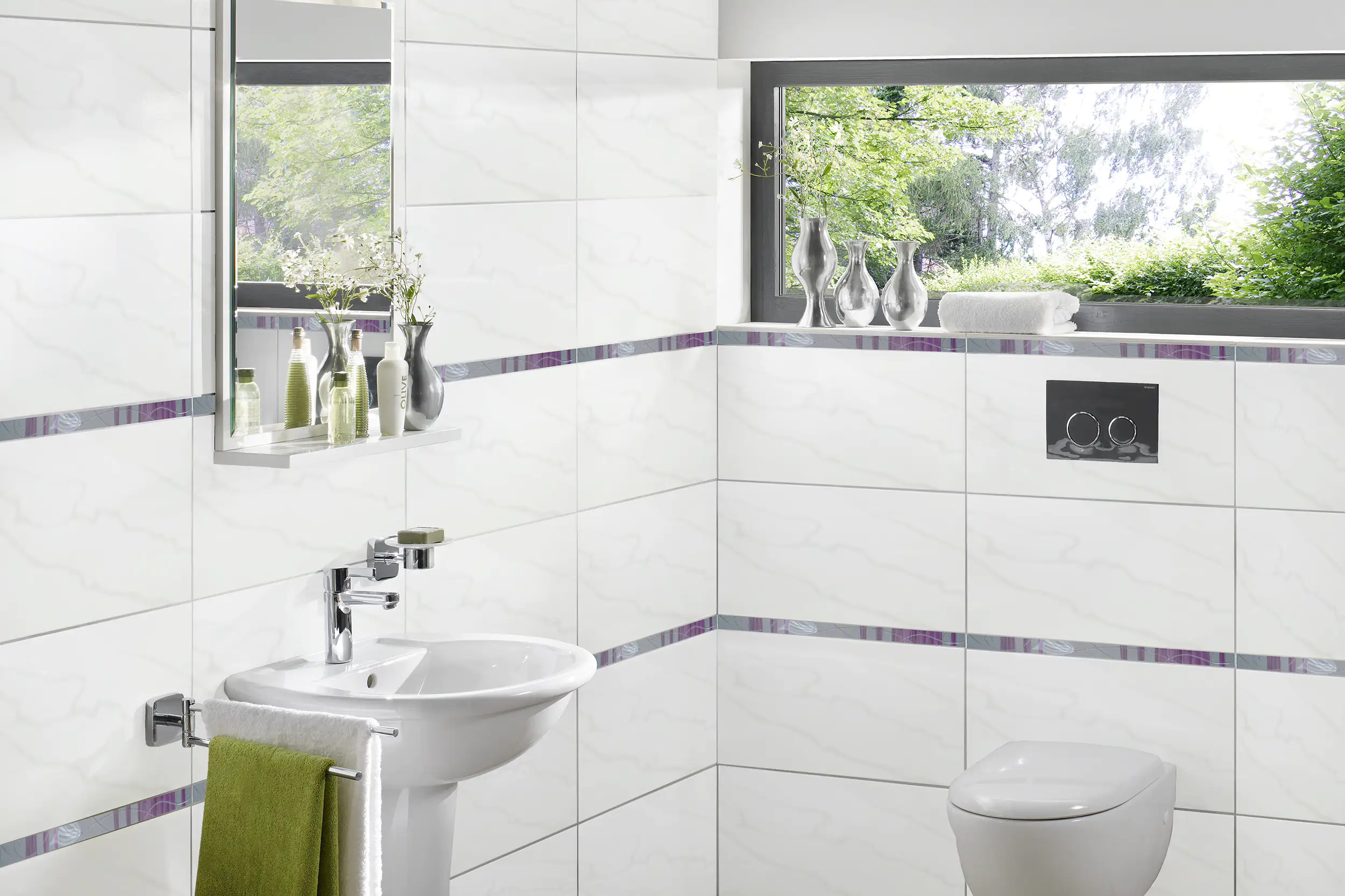 4027409047500_01 Wandfliese Movie 30 x 60 cm grau