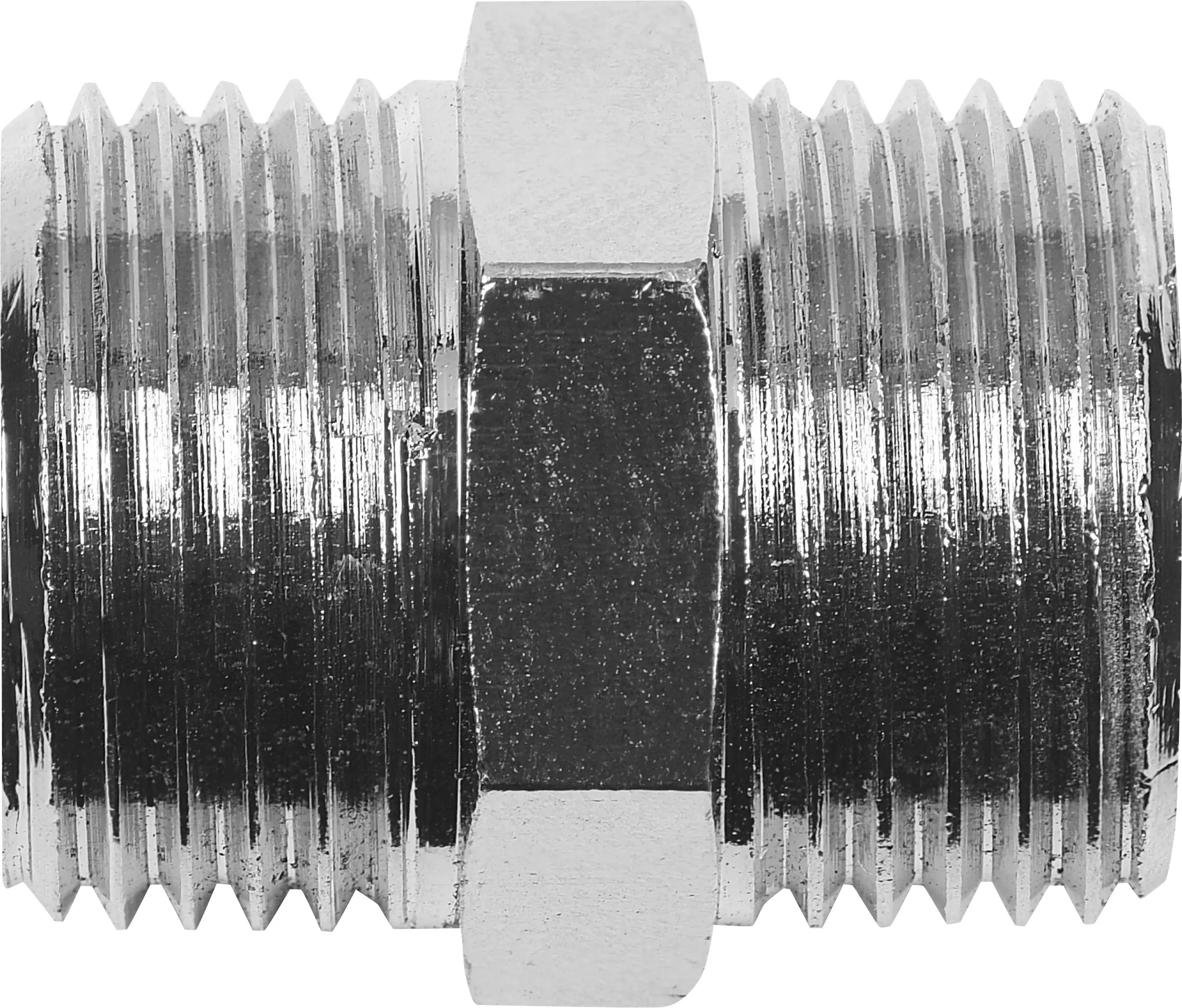 Cornat Doppelnippel verchromt 3/8 AG x ø 10 mm Messing verchromt, 3/8 AG x ø 10 mm