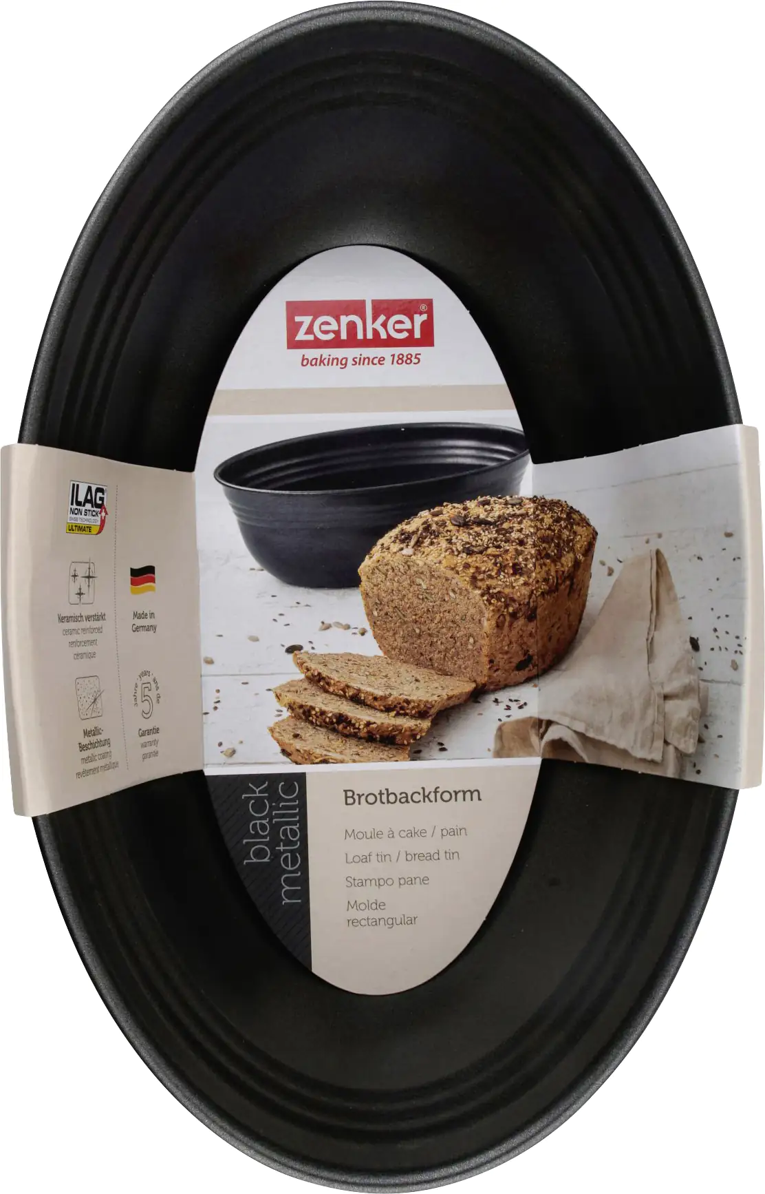 Zenker Bortbackform oval 26 x 16 x 9 cm