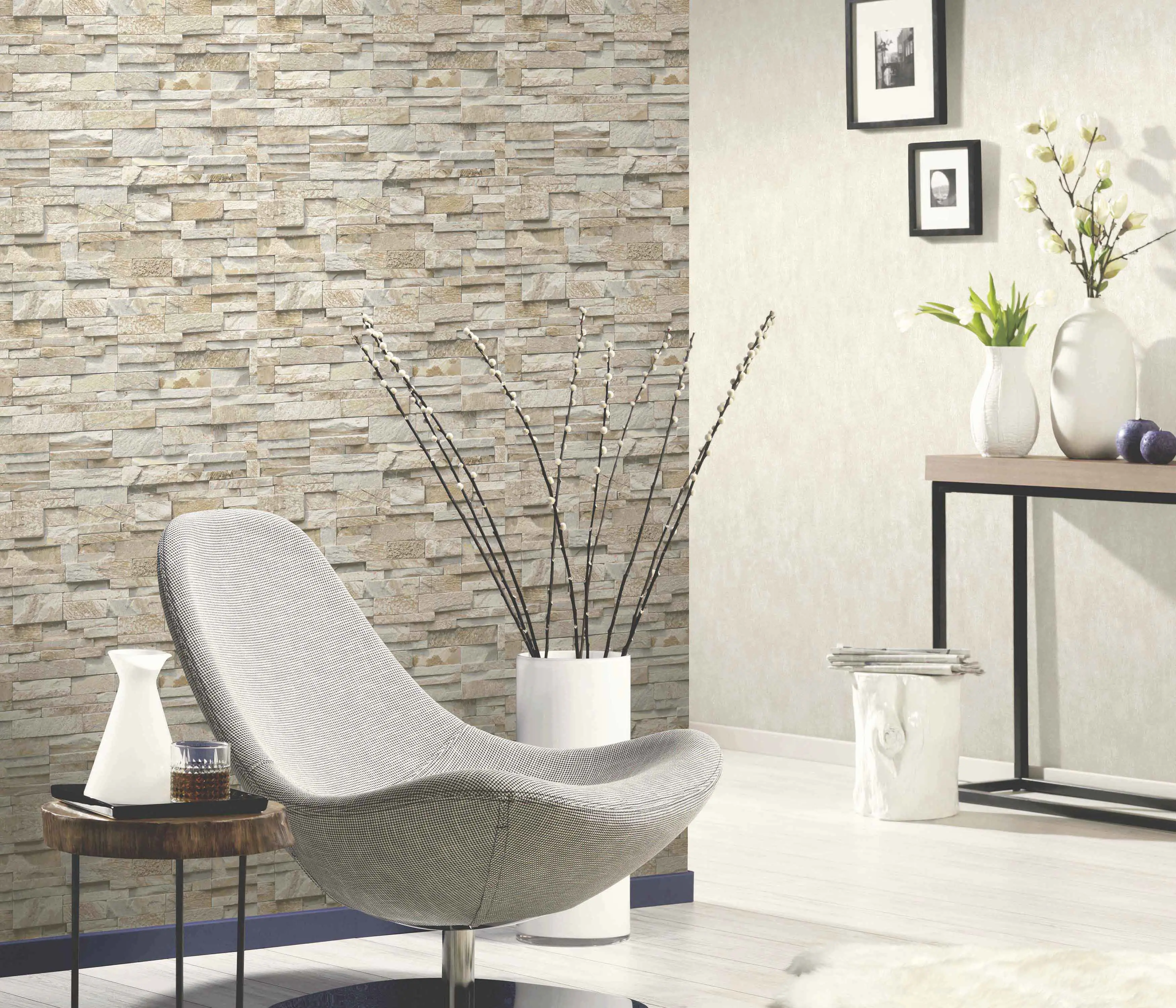 Erismann Vliestapete 02363-10 Steine beige 10,05 x 0,53 m