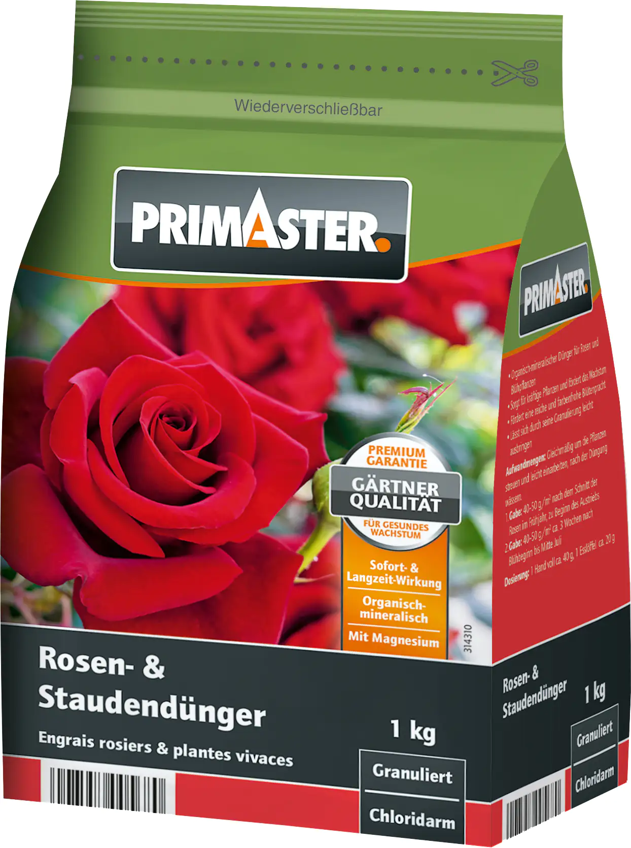 Primaster Gartendünger Rosen und Stauden 1 kg